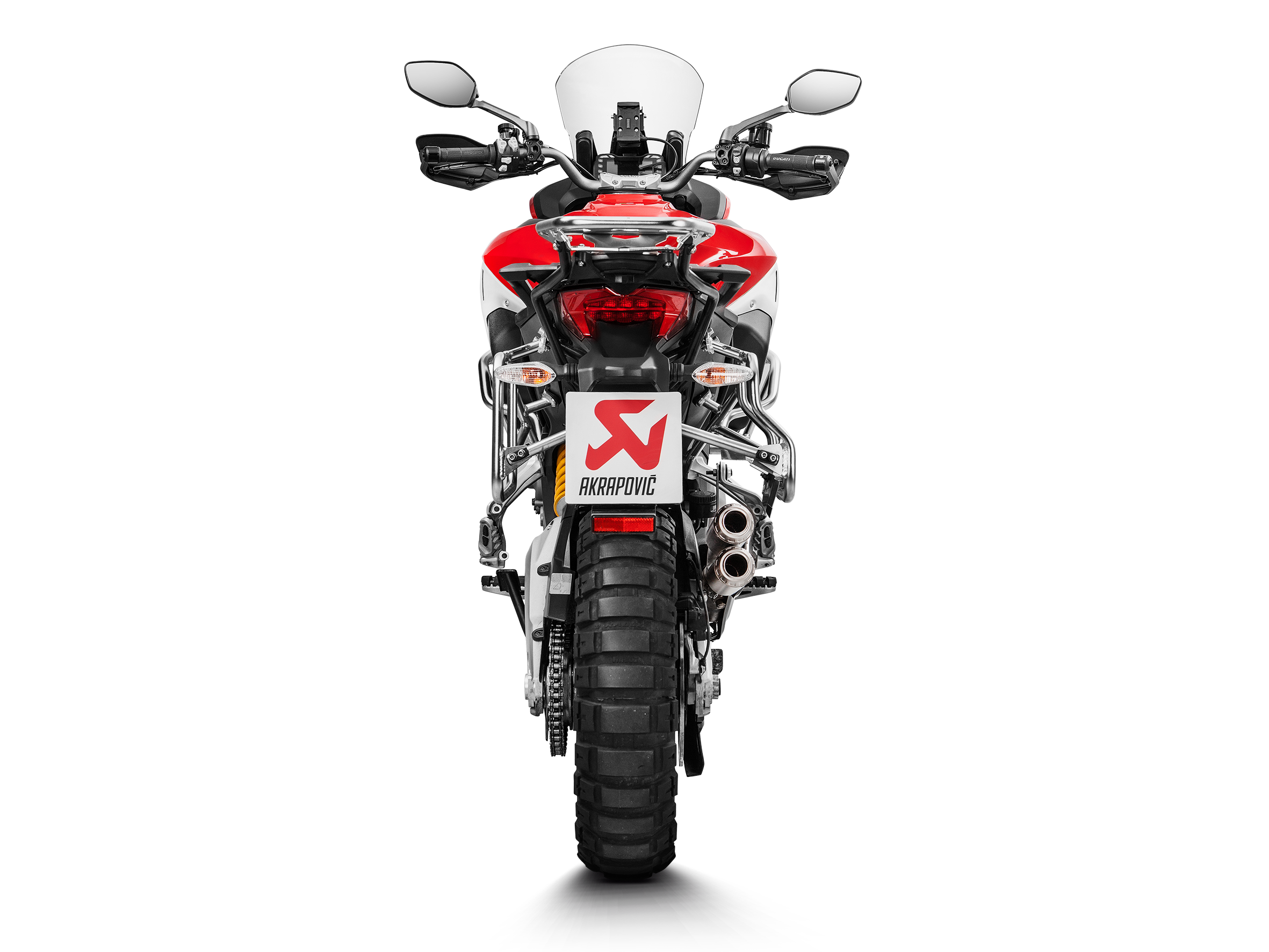 AKRAPOVIC TERMINALE TITANIO DUCATI MULTISTRADA 950 / 1200 / 1260 2017-20 - AKRAPOVIC immagine 4