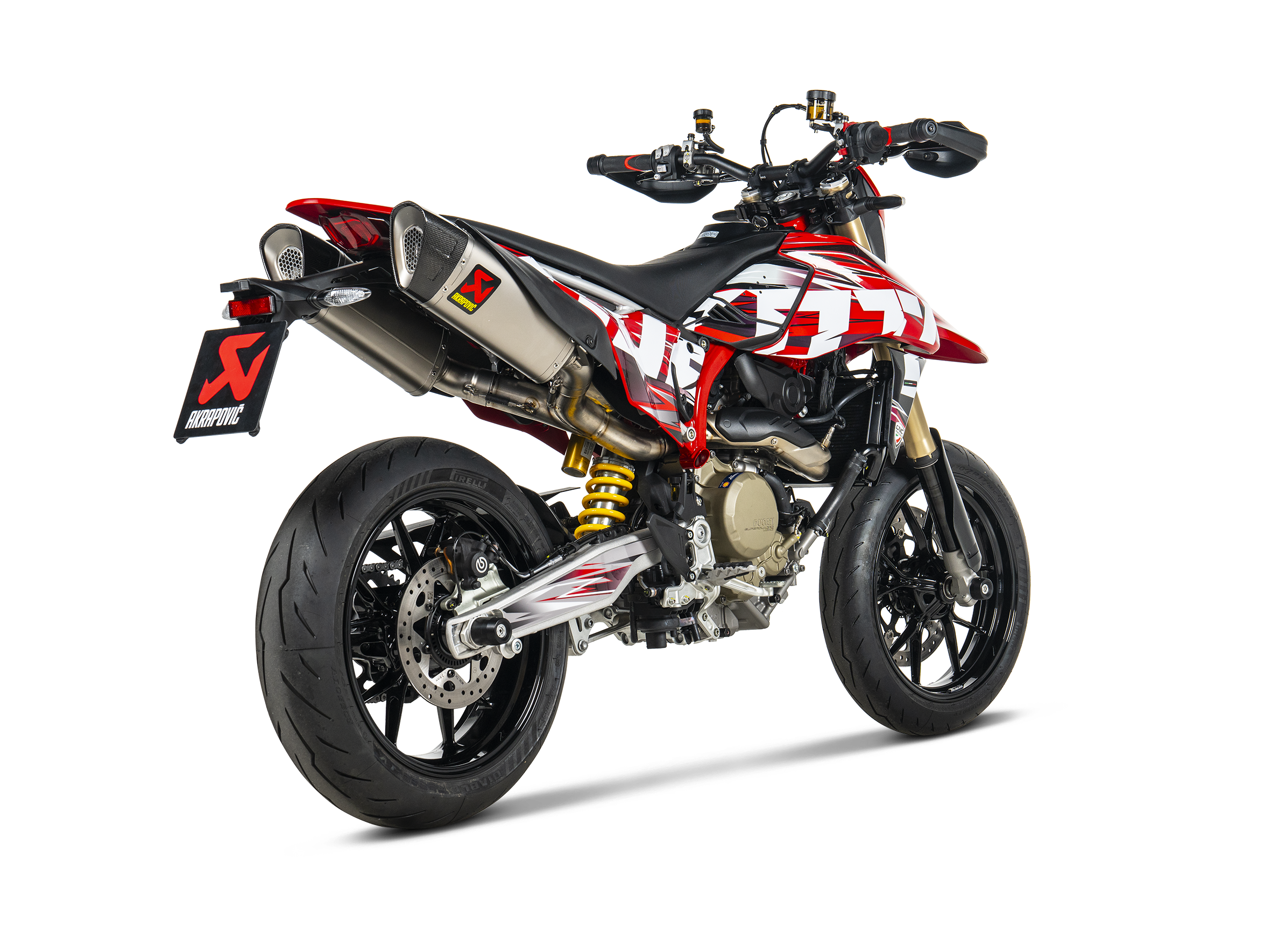 AKRAPOVIC TERMINALE TITANIO OMOLOGATO DUCATI HYPERMOTARD 698 2025 - AKRAPOVIC immagine 5