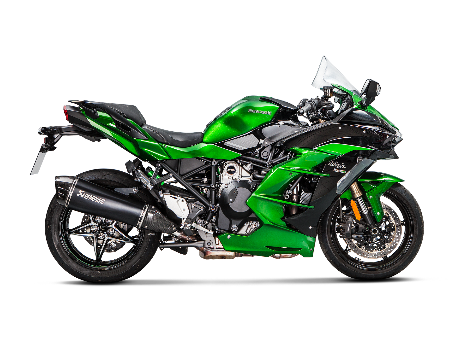 AKRAPOVIC TERMINALE TITANIO KAWASAKI NINJA H2 SX 2018-20 - AKRAPOVIC immagine 2