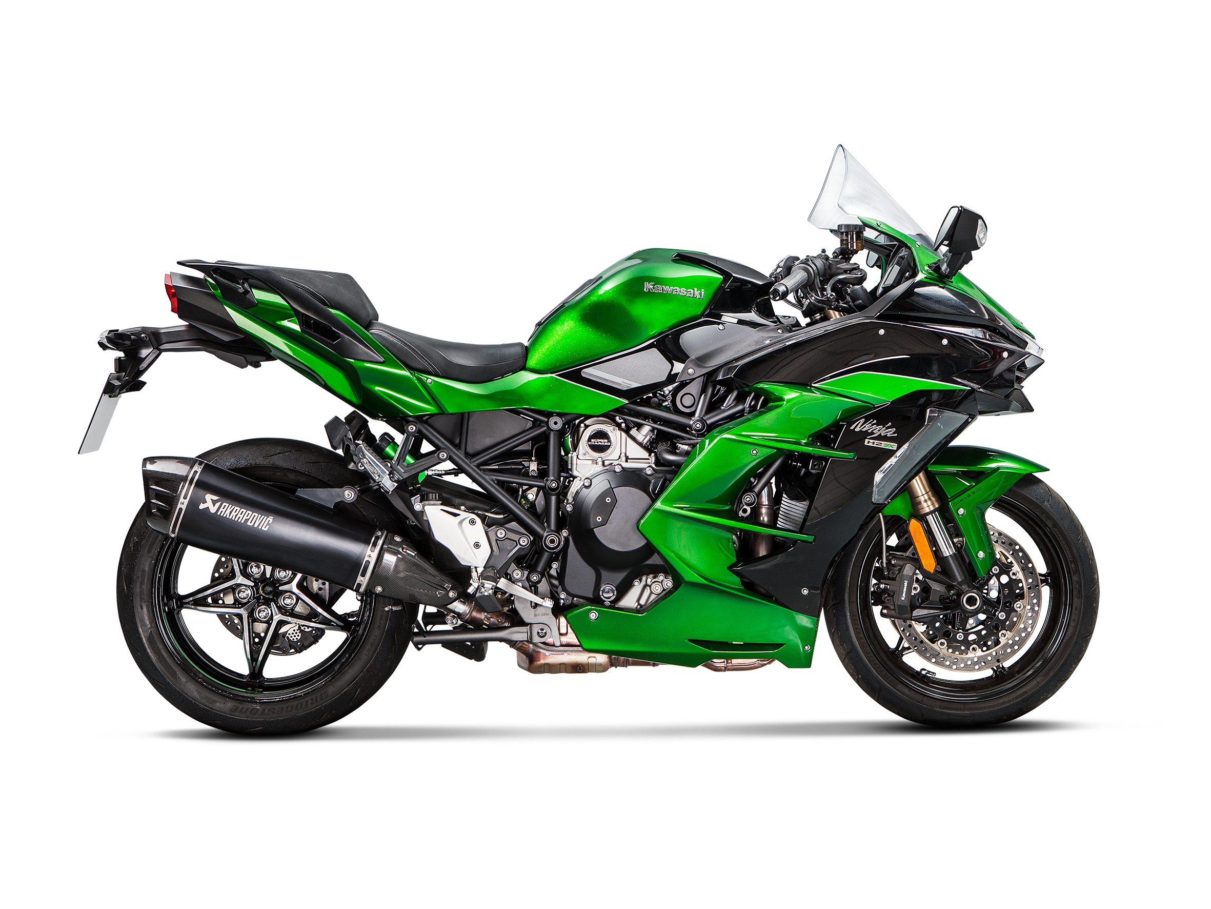 AKRAPOVIC TERMINALE TITANIO KAWASAKI NINJA H2 SX 2018-20 - AKRAPOVIC immagine 2