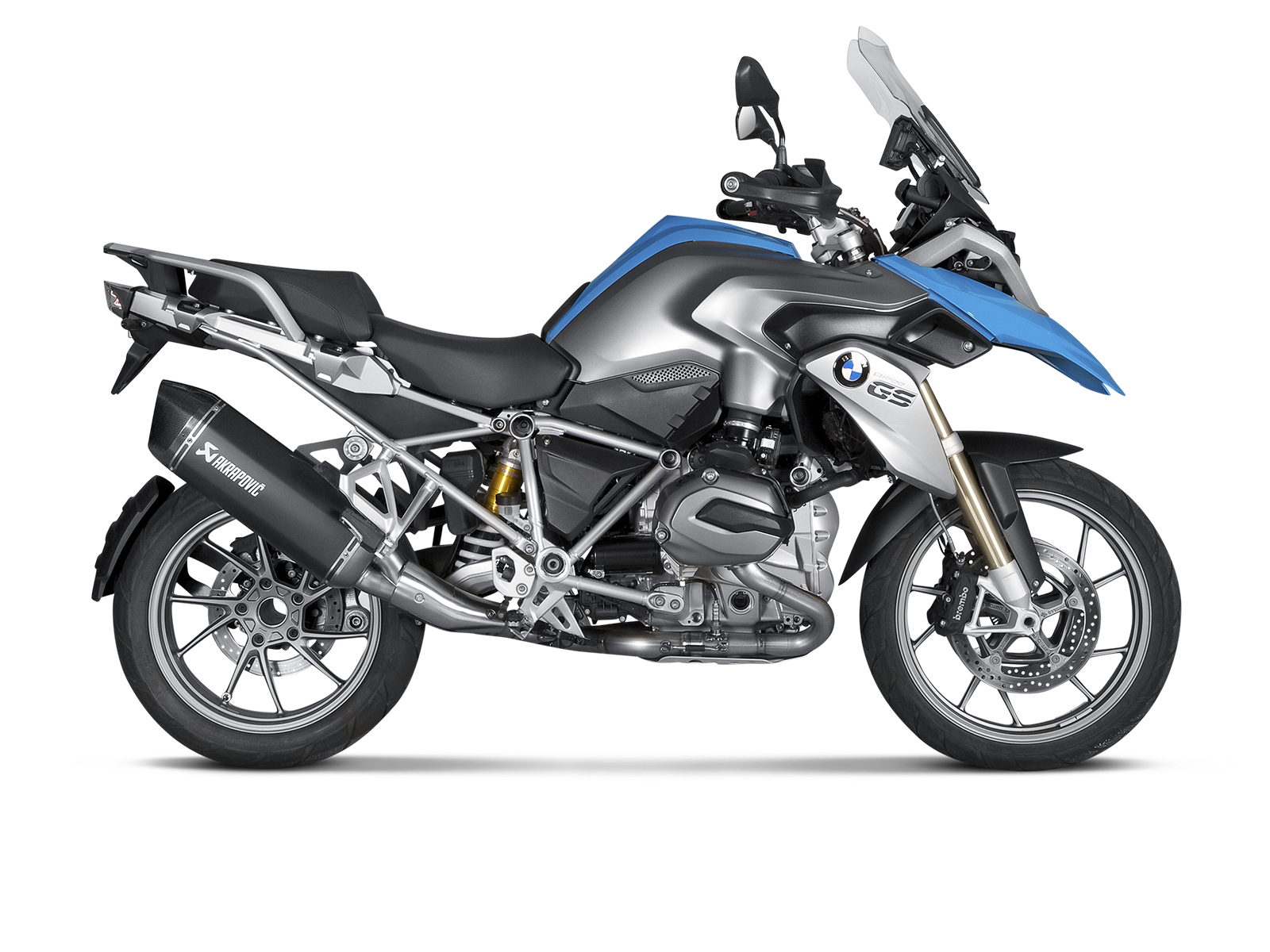 AKRAPOVIC TERMINALE TITANIO BMW R 1200 GS / ADVENTURE 2013-16 - AKRAPOVIC immagine 2