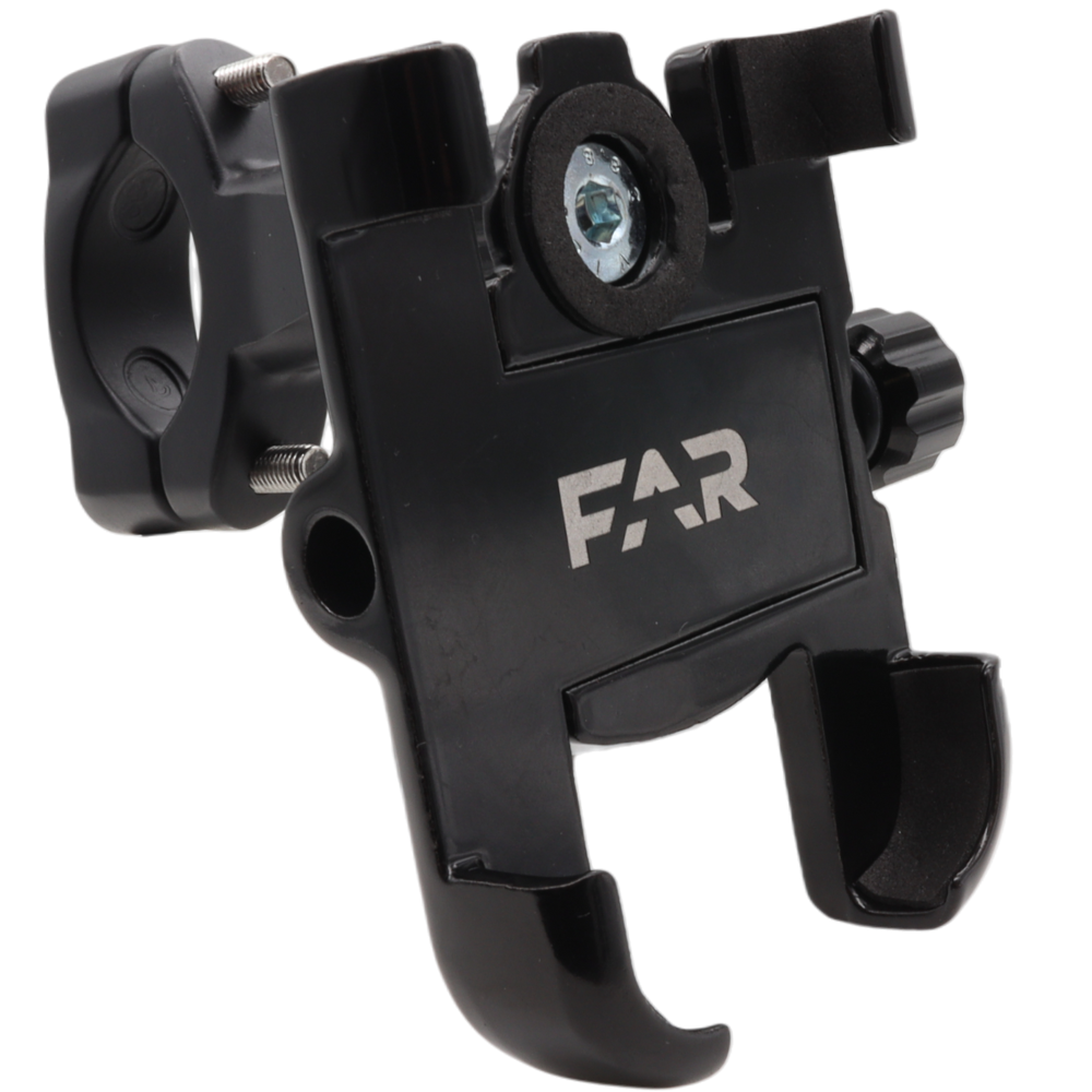 FAR PORTA SMARTPHONE UNIVERS.DA MANUBRIO MOTO BICI ALLUMINIO SUPPORTO REGOLABILE