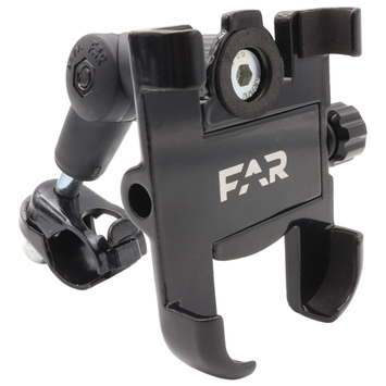 FAR SUPPORTO SMARTPHONE UNIVERSALE MANUBRIO MOTO/BICI Ø22MM FASCETTA REGOLABILE