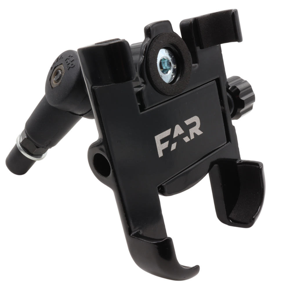 FAR SUPPORTO SMARTPHONE MANUBRIO MOTO ATTACCO VITE M10X1,25 REGOLABILE