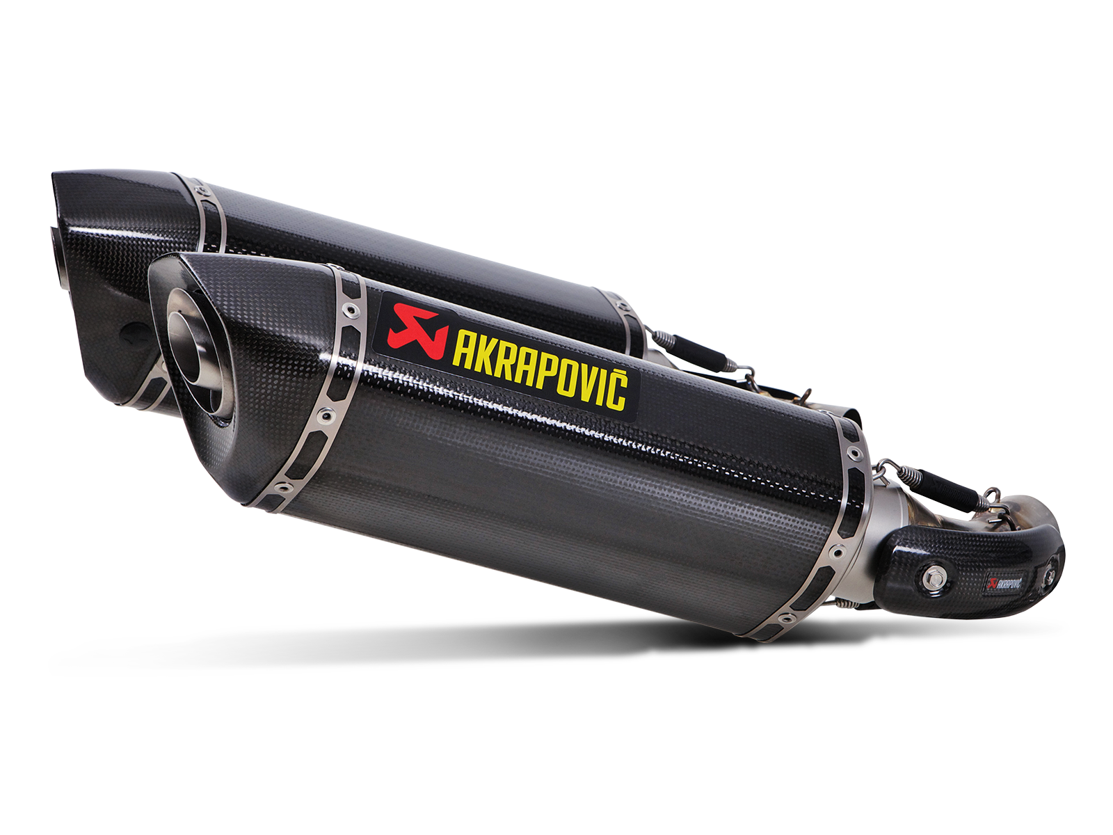TERMINALE CARB.IO DUCATI MONSTER 1100 / 1100S MONSTER 696 MONSTER 796 / 795 2008 - AKRAPOVIC