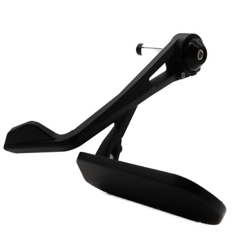 FAR LEFT HANDGUARD WITH INTEGRATED MIRROR RACETRACK MOTORCYCLE SIDE MIRROR