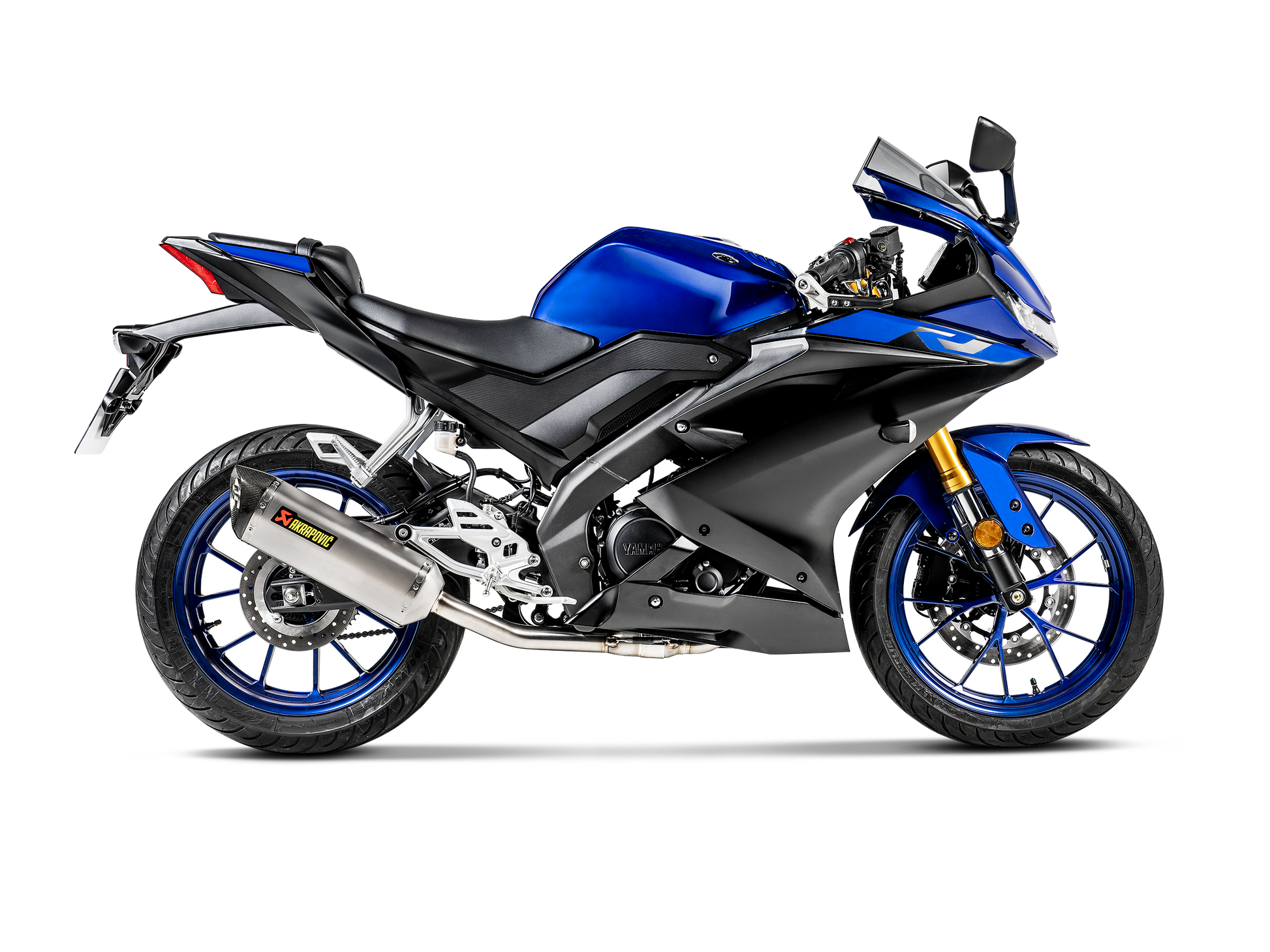 AKRAPOVIC SCARICO COMPLETO TITANIO RACING YAMAHA YZF R125 YZF R15 2019-20 - AKRAPOVIC immagine 2