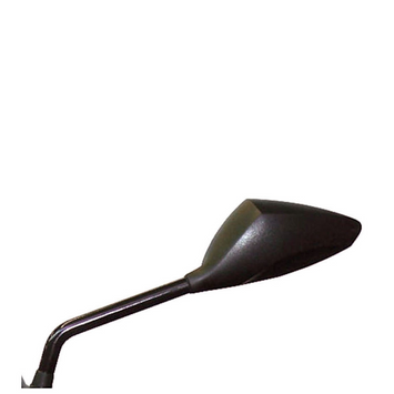 FAR UNIVERSAL LEFT MOTORCYCLE MIRROR RACING BLACK REAR VIEW LEFT HANDLEBAR