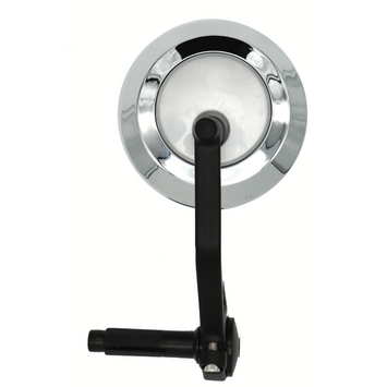 FAR UNIVERSAL REAR VIEW BAR END MIRRORCHROME LEFT/RIGHT MOTORCYCLE SIDE MIRROR
