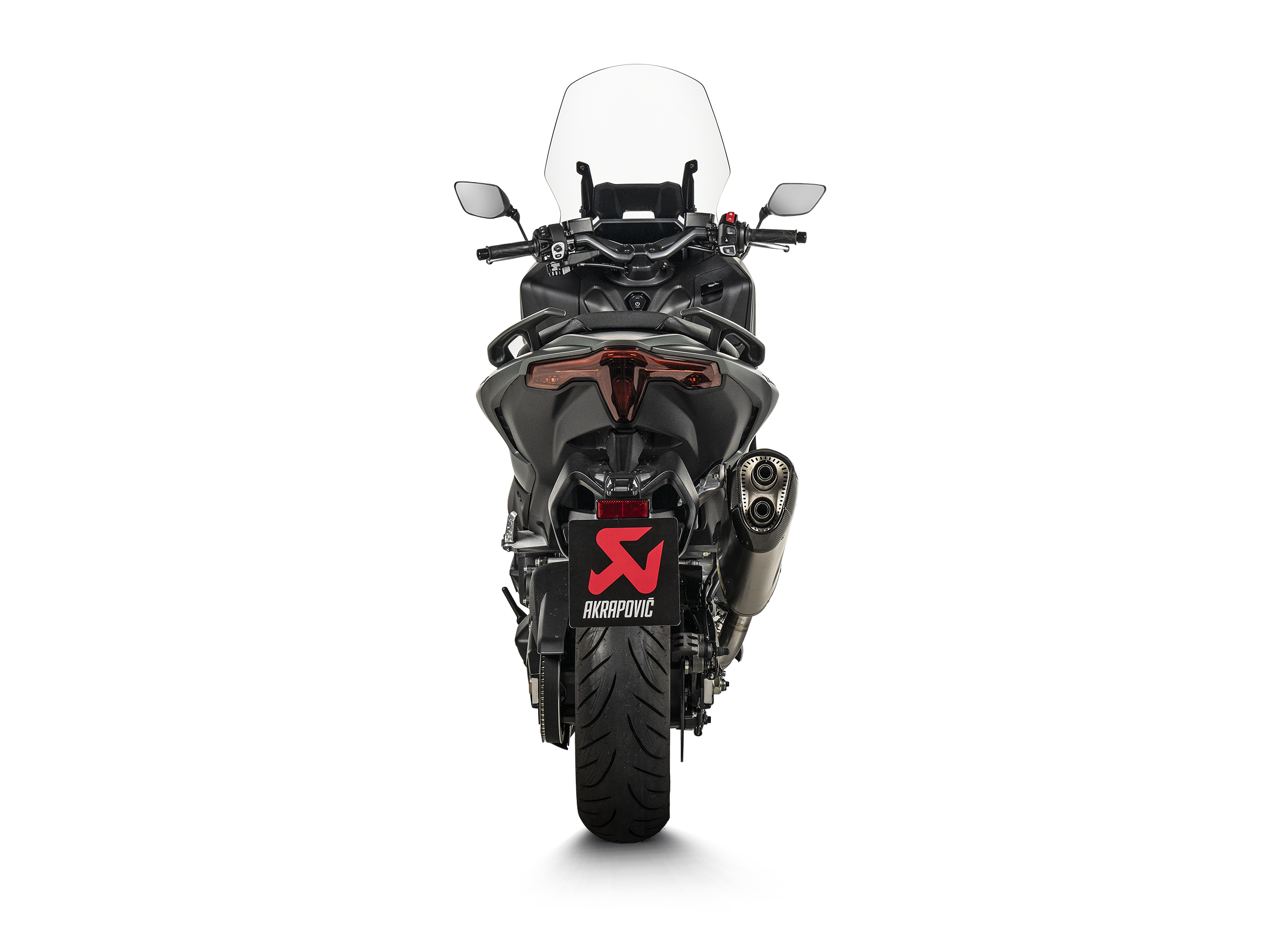 AKRAPOVIC TERMINALE TITANIO OMOLOGATO YAMAHA TMAX 2020-26 - AKRAPOVIC immagine 4
