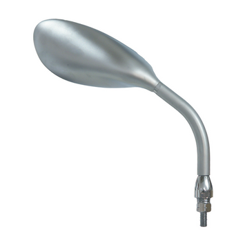 FAR UNIVERSAL RACING MIRROR RH HANDLEBAR SATIN CHROME MOTORCYCLE