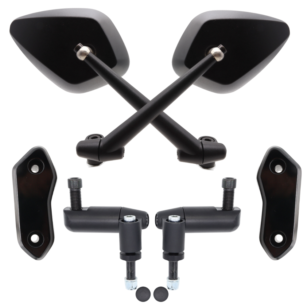 FAR COMBO HANDLEBAR MIRROR KIT YAMAHA TMAX TECHMAX 560 2025 MOTORCYCLE SCOOTER