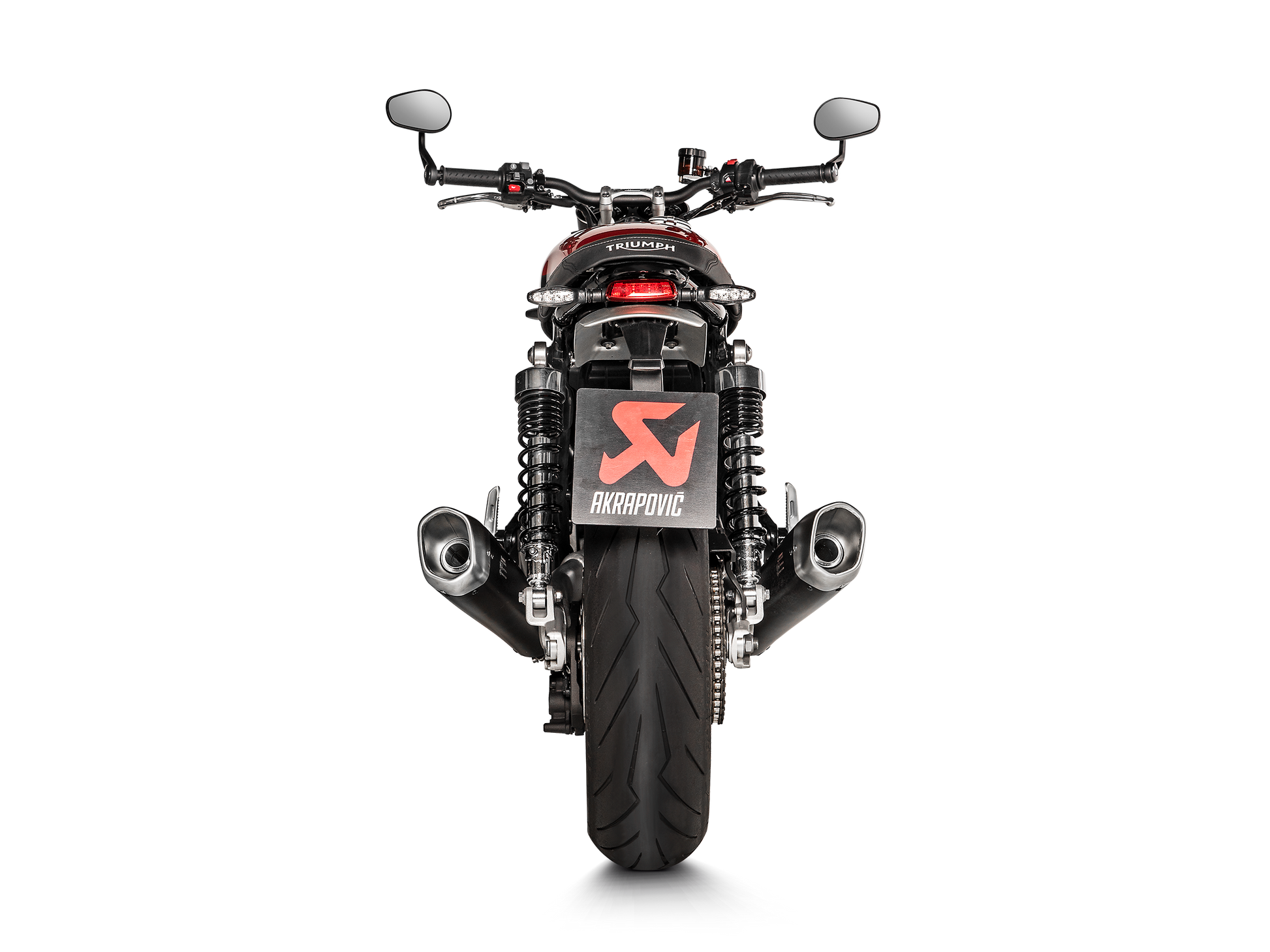AKRAPOVIC TERMINALE TITANIO UNIVERSALE SPEED TWIN THRUXTON 1200 / R / RS 2016-20 - AKRAPOVIC immagine 4