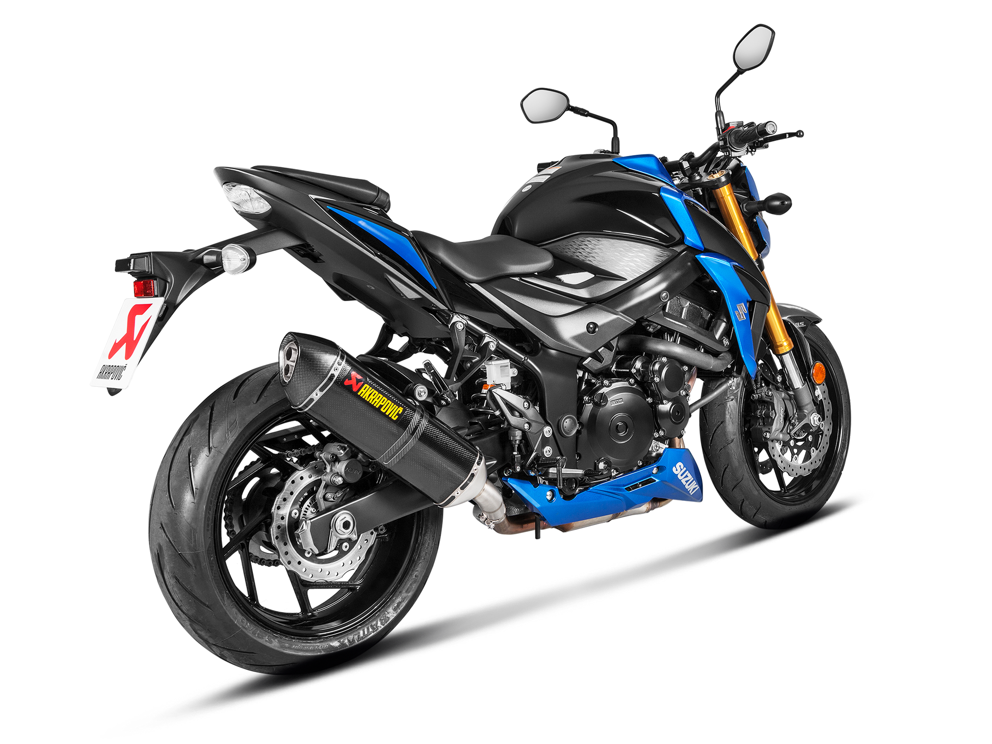 AKRAPOVIC TERMINALE CARBONIO SUZUKI GSX S 750 2017-20 - AKRAPOVIC immagine 3