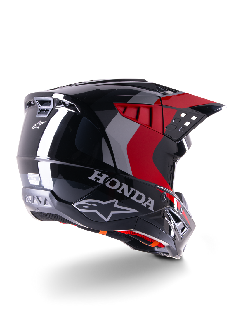 CASCO DA MOTO ALPINESTARS SM5 22-06 HONDA NERO ROSSO