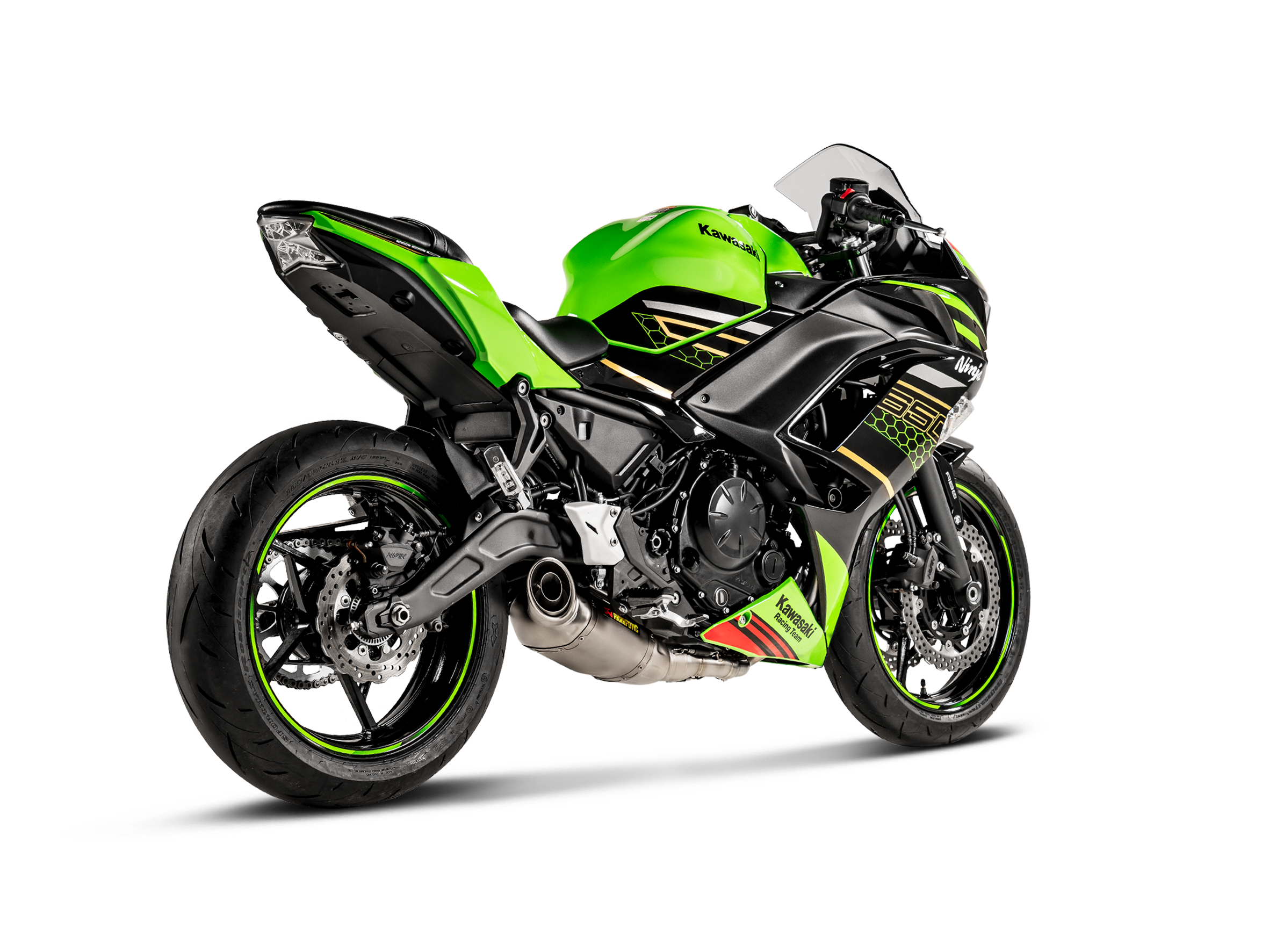 AKRAPOVIC TERMINALE TITANIO RACING KAWASAKI NINJA 650 Z650 2017-26 - AKRAPOVIC immagine 3