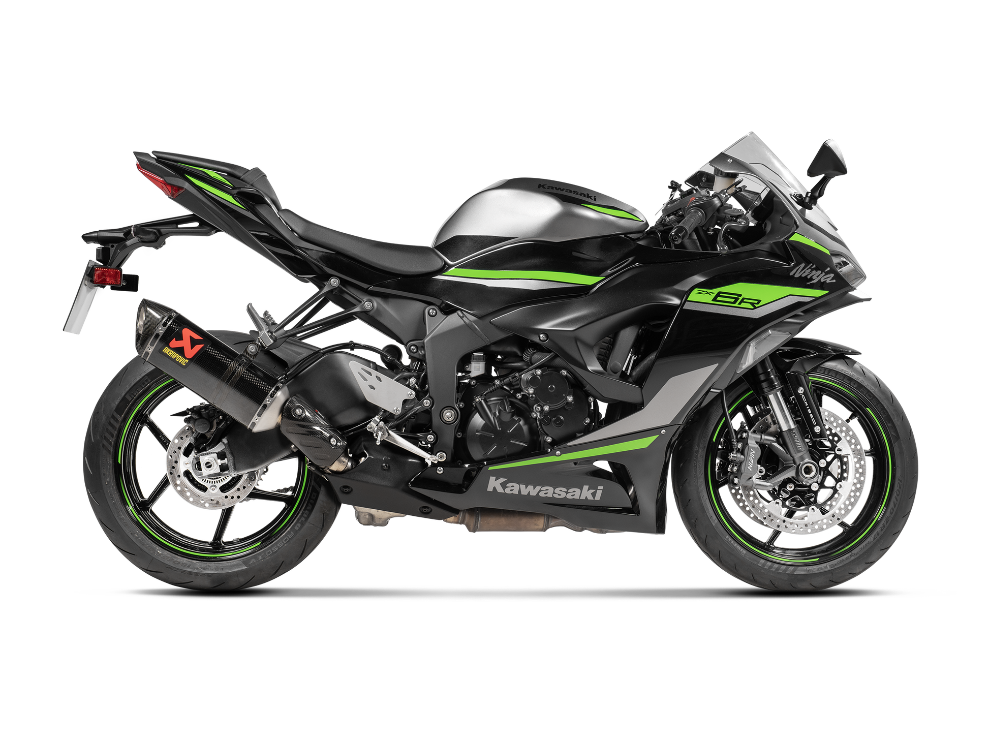 AKRAPOVIC TERMINALE CARBONIO KAWASAKI ZX 6R 2024-26 - AKRAPOVIC immagine 2