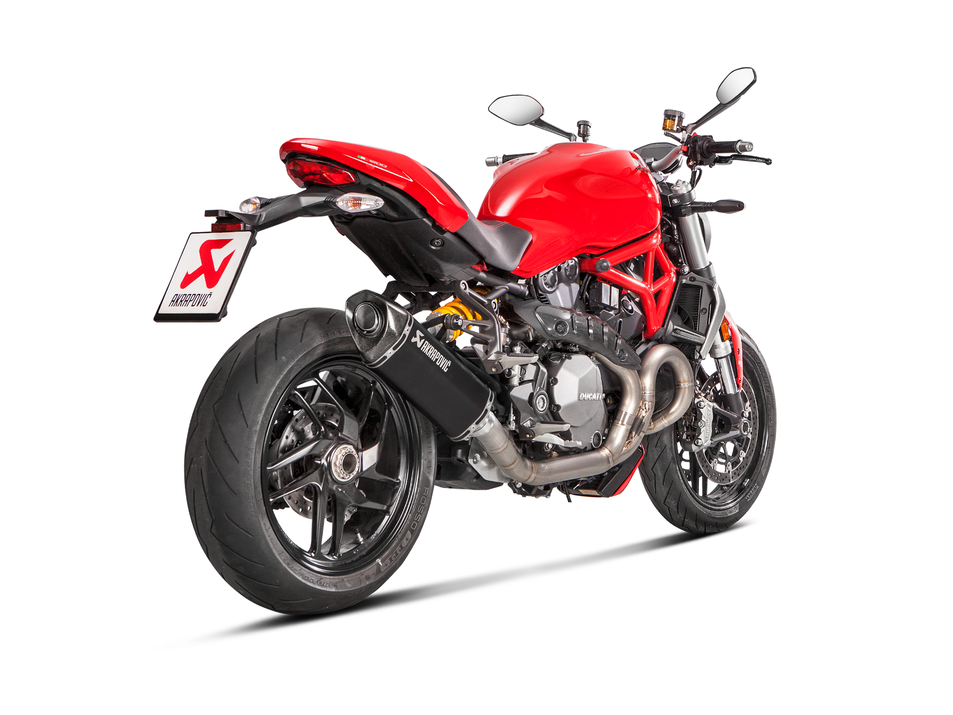 TERMINALE TITANIO RACING DUCATI MONSTER 821 MONSTER 1200 / 1200S MONSTER 1200 R - AKRAPOVIC immagine 5