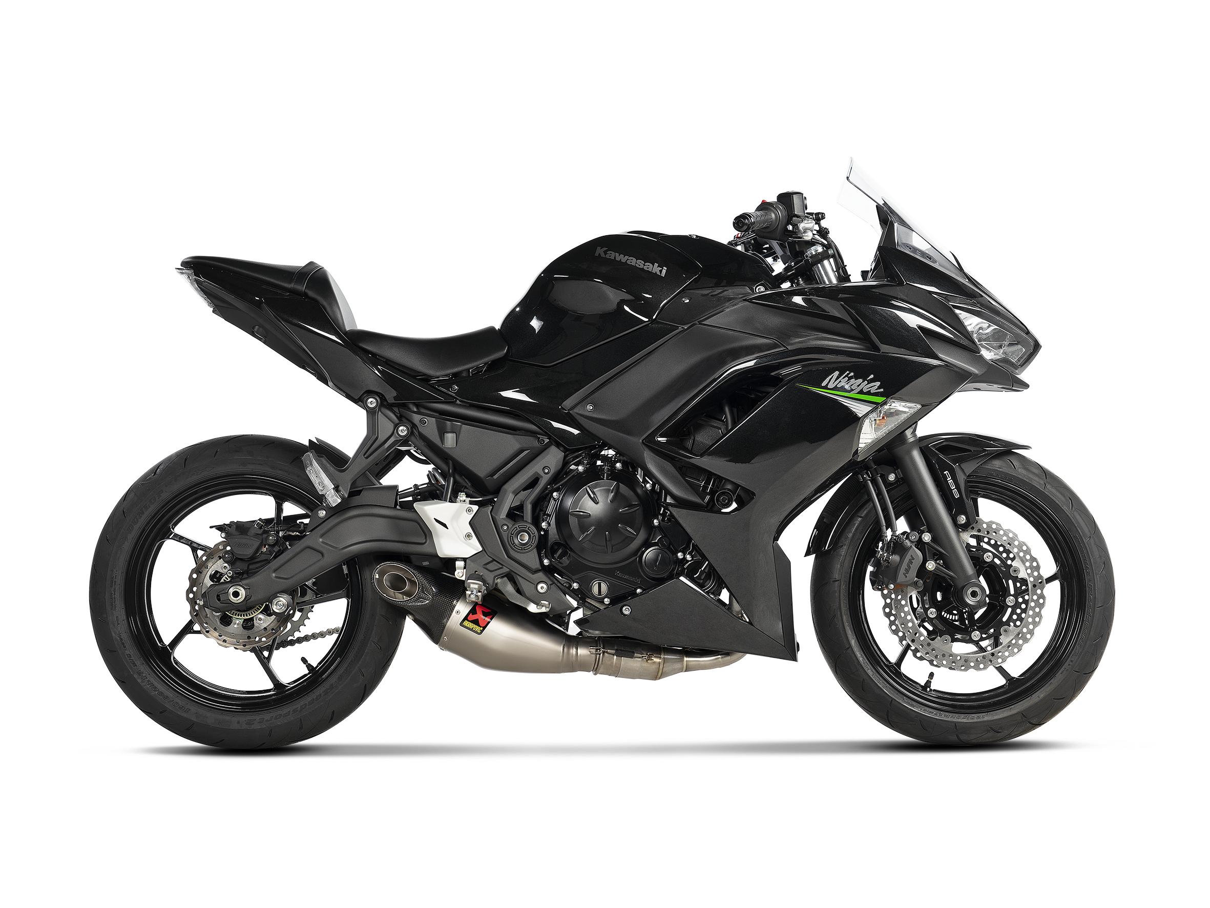 AKRAPOVIC TERMINALE TITANIO OMOLOGATO KAWASAKI NINJA 650 2021-26 - AKRAPOVIC immagine 2
