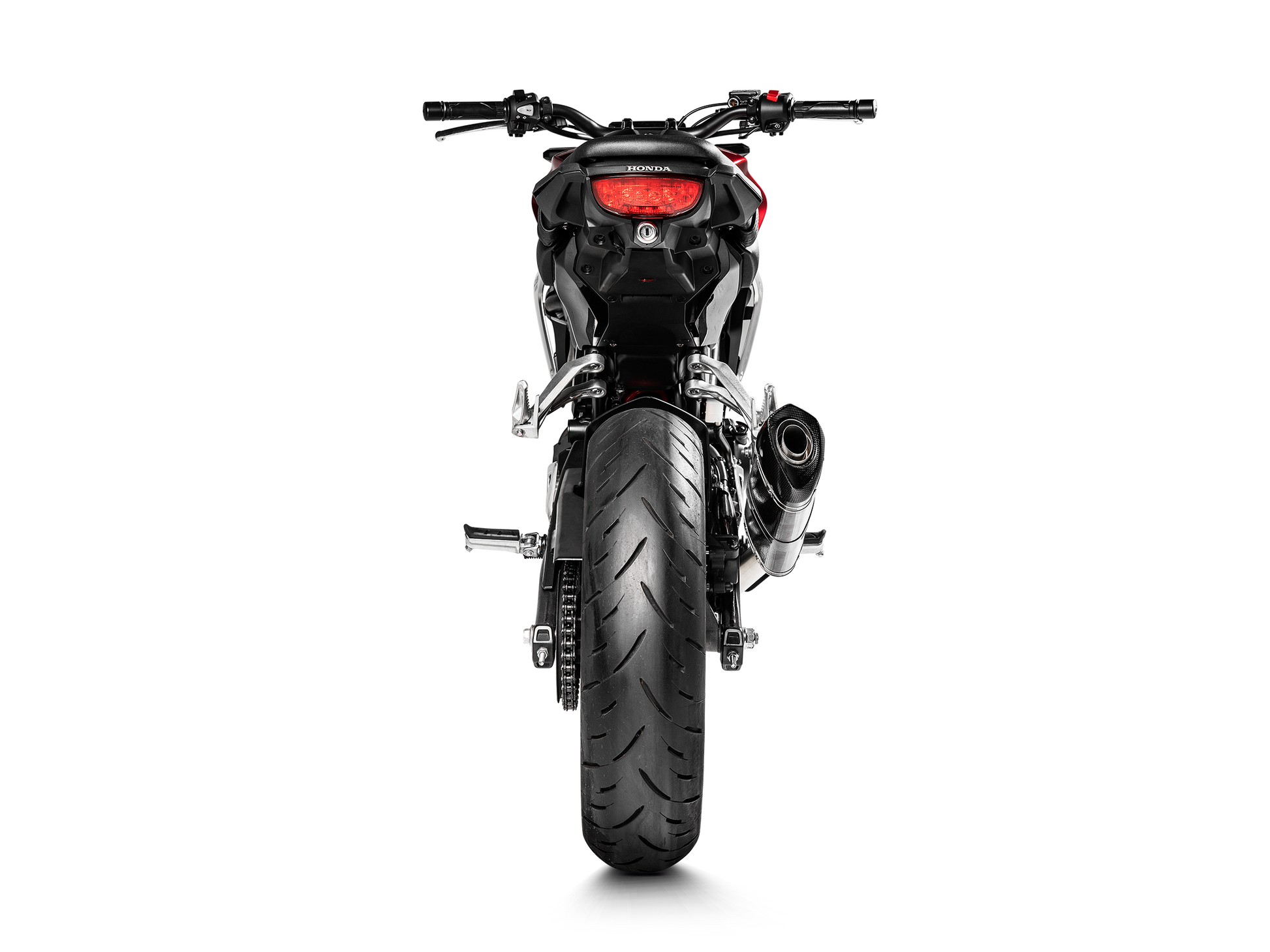 AKRAPOVIC TERMINALE CARBONIO RACING HONDA CB 300 R 2018-20 - AKRAPOVIC immagine 4