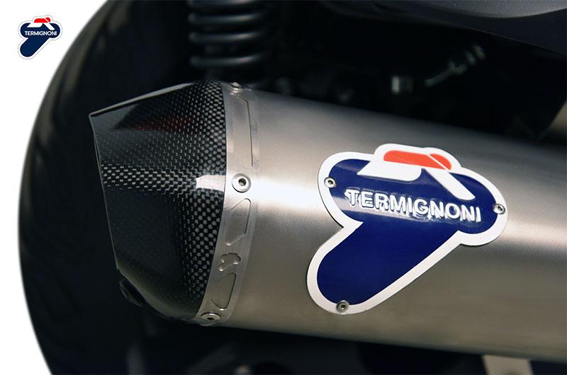 SILENCER EXHAUST TERMIGNONI RACING RELEVANCE STEEL YAMAHA XMAX 400 2010 - 20