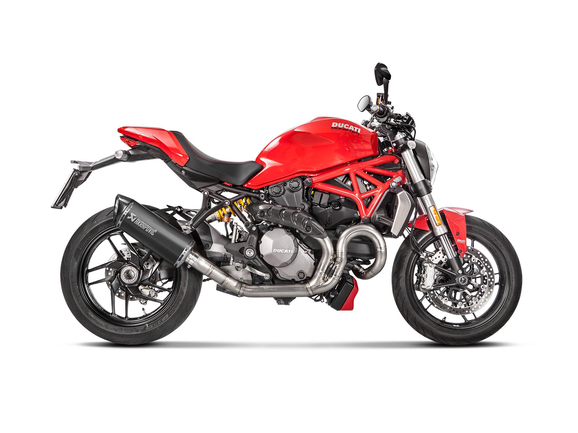TERMINALE TITANIO RACING DUCATI MONSTER 821 MONSTER 1200 / 1200S MONSTER 1200 R - AKRAPOVIC immagine 3