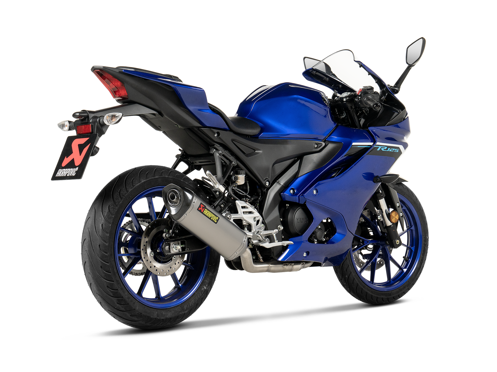 AKRAPOVIC SCARICO COMPLETO TITANIO RACING YAMAHA MT 125 YZF R125 2021-26 - AKRAPOVIC immagine 6