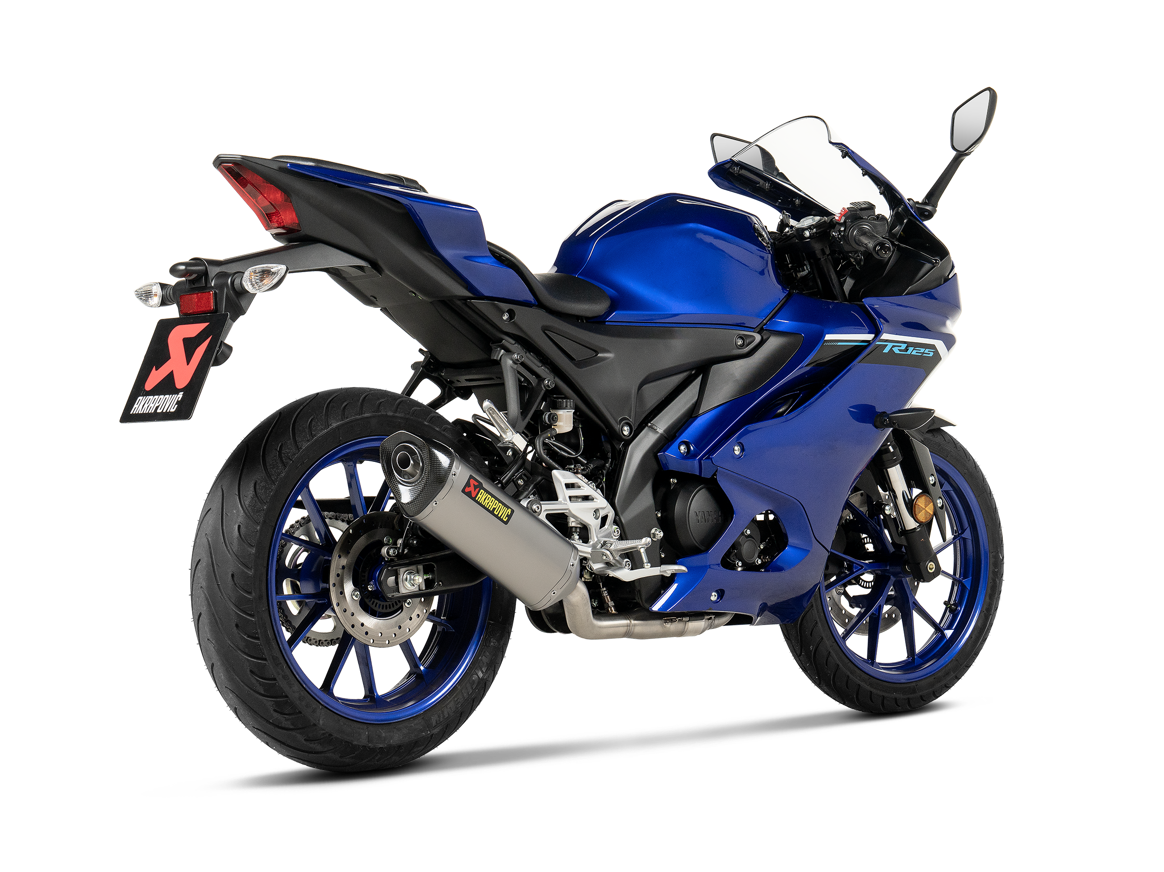 AKRAPOVIC SCARICO COMPLETO TITANIO RACING YAMAHA MT 125 YZF R125 2021-26 - AKRAPOVIC immagine 6