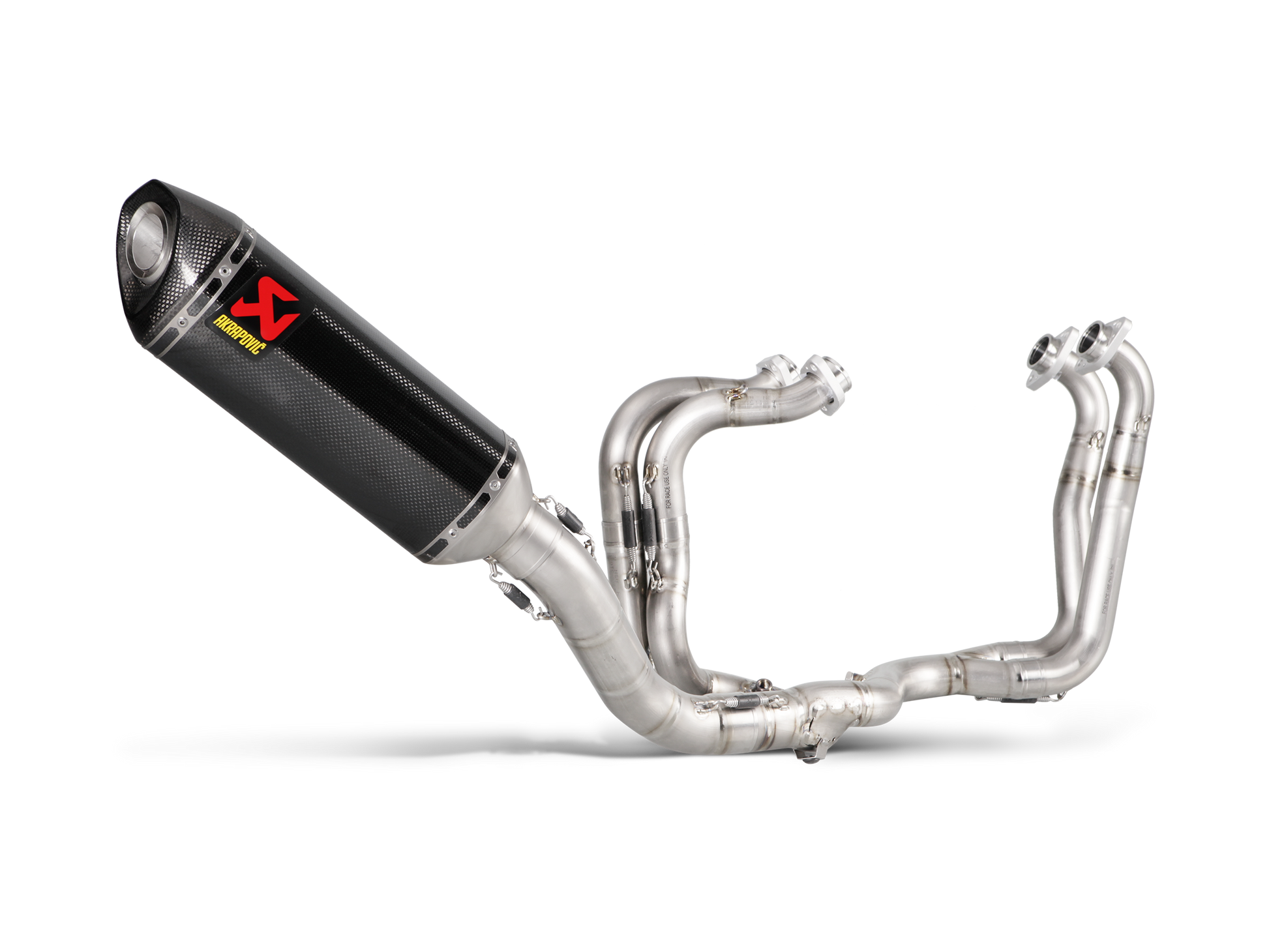 AKRAPOVIC SCARICO COMPLETO CARBONIO RACING APRILIA RSV4 2015-20 - AKRAPOVIC
