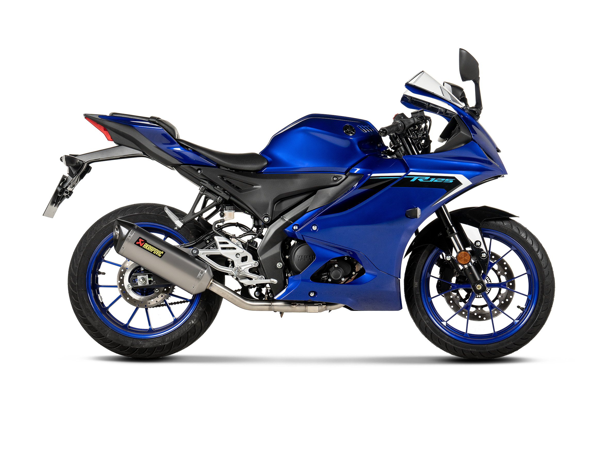 AKRAPOVIC SCARICO COMPLETO TITANIO RACING YAMAHA MT 125 YZF R125 2021-26 - AKRAPOVIC immagine 5