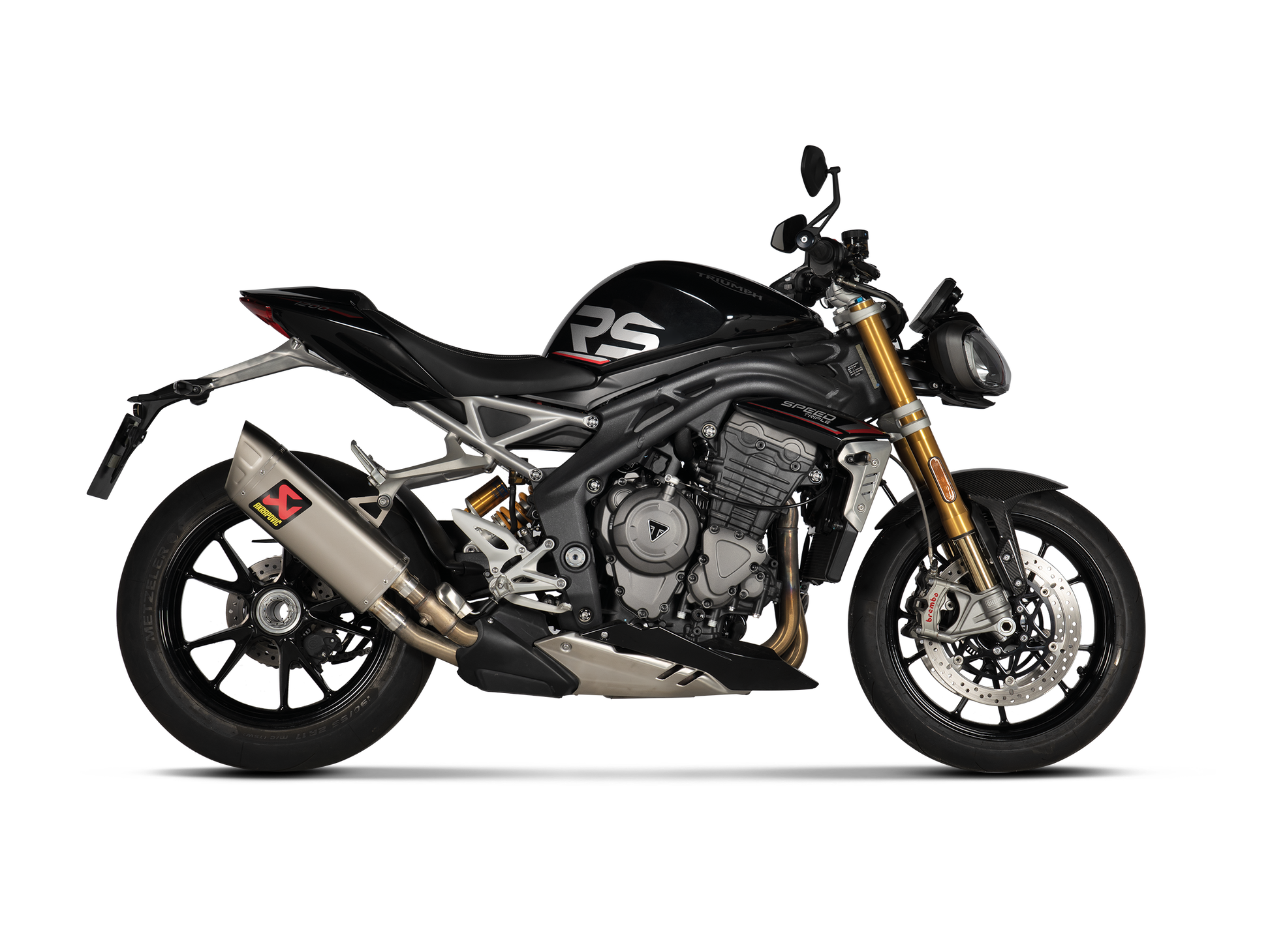 AKRAPOVIC TERMINALE TITANIO OMOLOGATO TRIUMPH SPEED TRIPLE 1200 RS / RR 2021-24 - AKRAPOVIC immagine 2