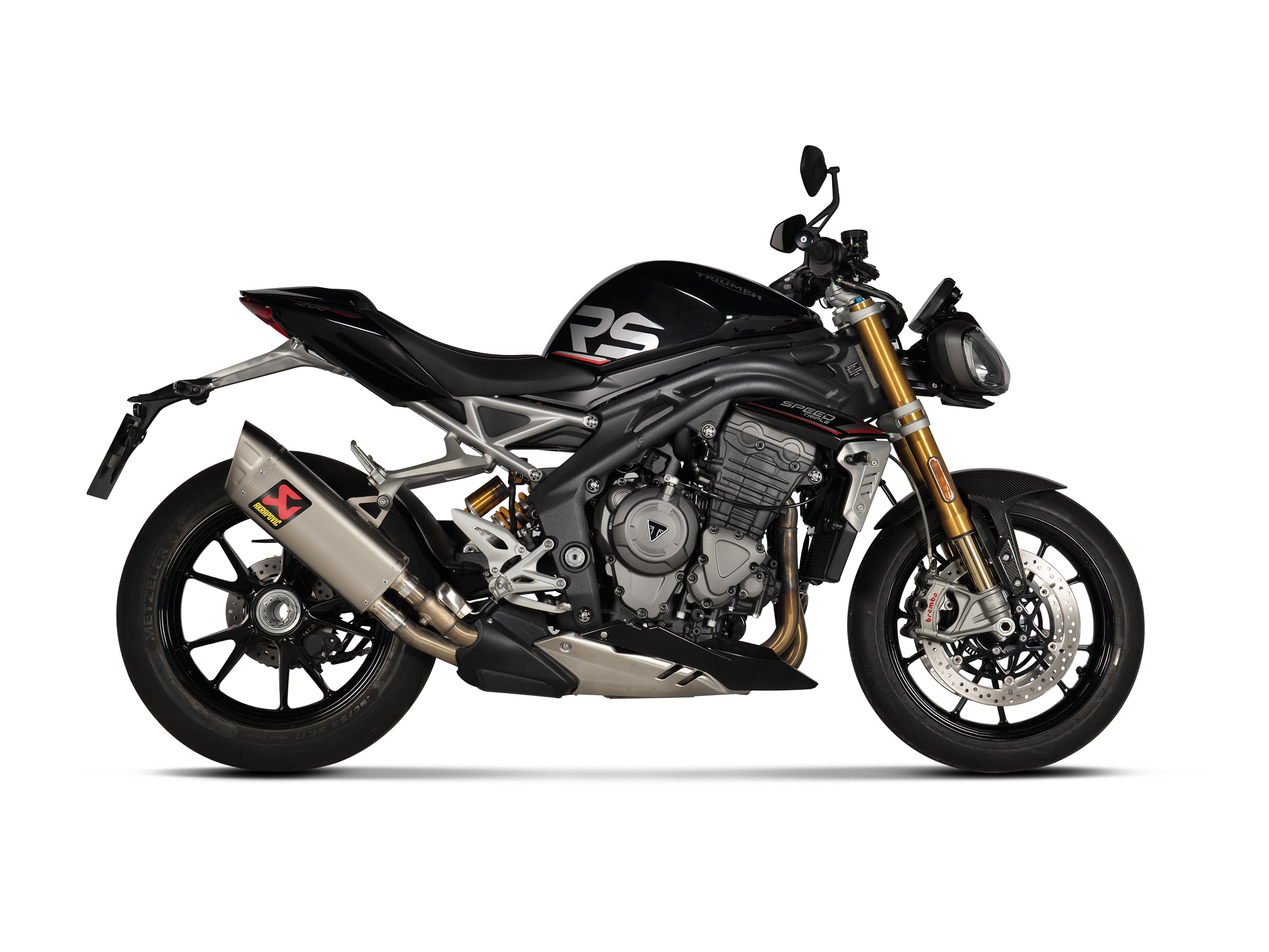 AKRAPOVIC TERMINALE TITANIO OMOLOGATO TRIUMPH SPEED TRIPLE 1200 RS / RR 2021-24 - AKRAPOVIC immagine 2