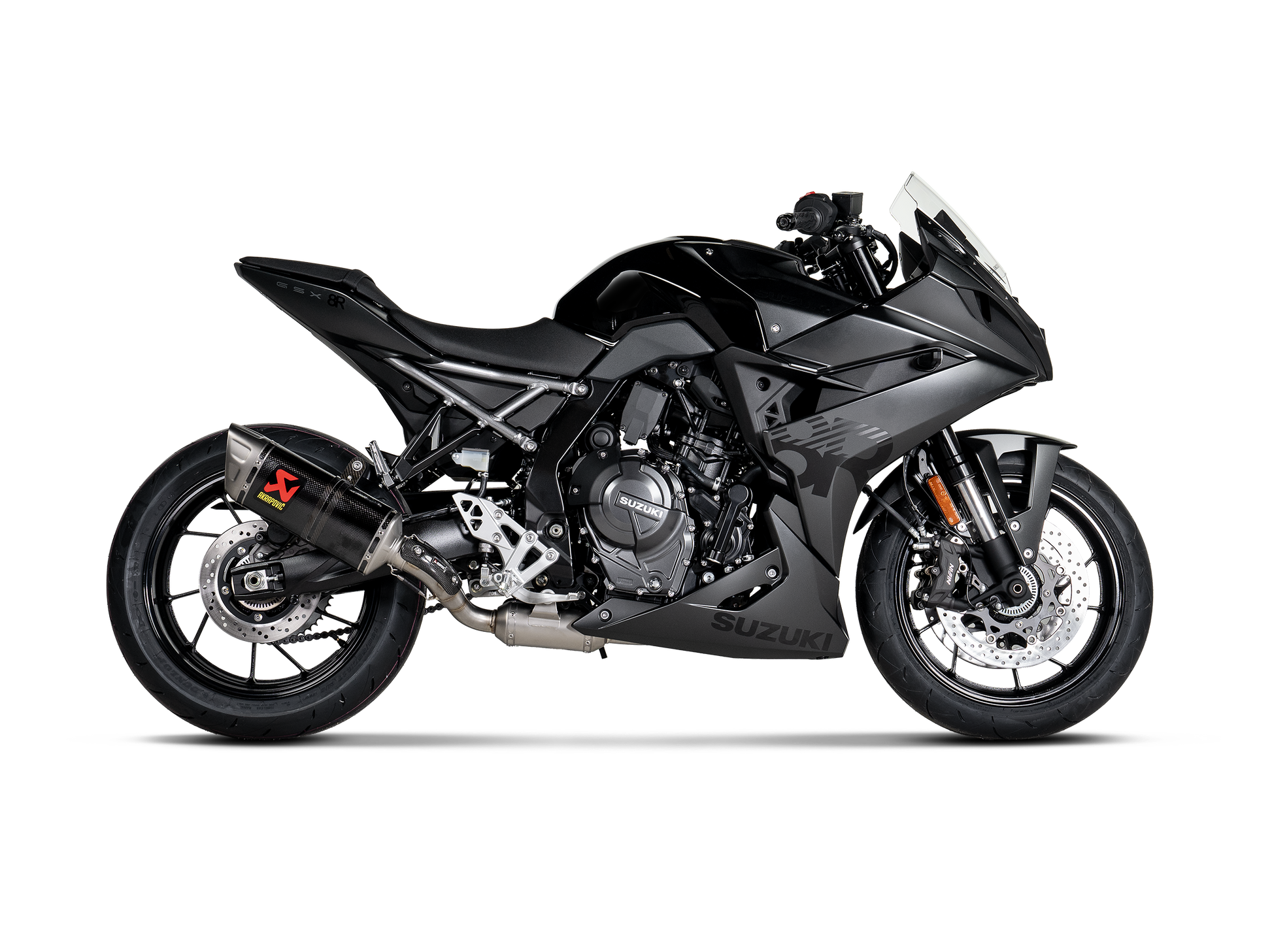 AKRAPOVIC TERMINALE CARBONIO RACING SUZUKI GSX 8S / 8R 2022-26 - AKRAPOVIC immagine 5