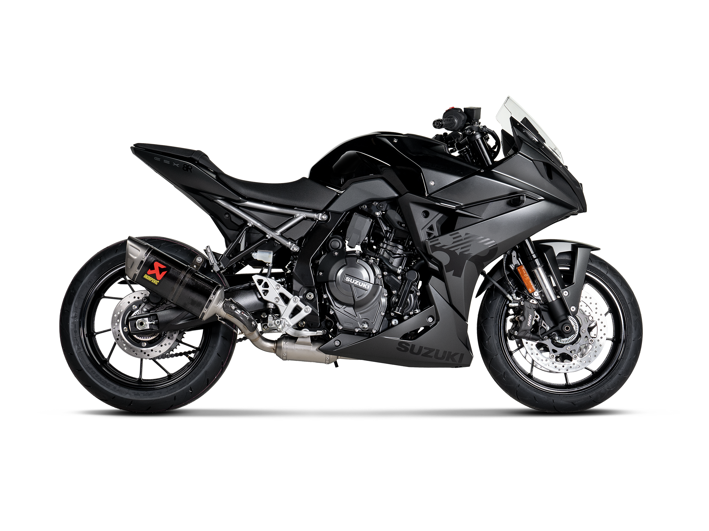 AKRAPOVIC TERMINALE CARBONIO RACING SUZUKI GSX 8S / 8R 2022-26 - AKRAPOVIC immagine 5