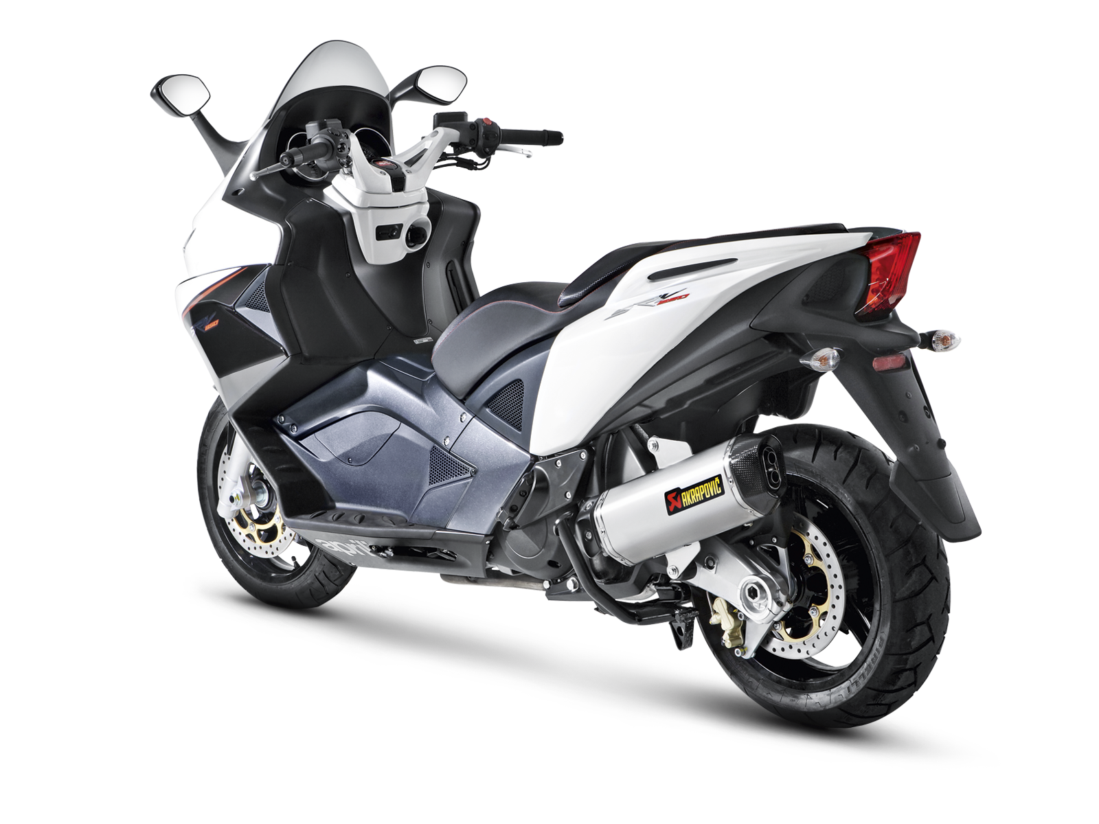 AKRAPOVIC TERMINALE ACCIAIO INOX APRILIA SRV 850 2012-16 - AKRAPOVIC immagine 2