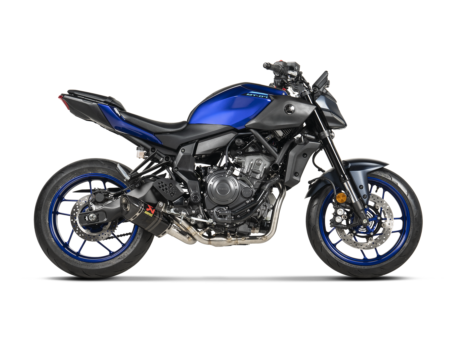 AKRAPOVIC TERMINALE CARBONIO RACING YAMAHA MT 07 / FZ 07 2025-26 - AKRAPOVIC immagine 2