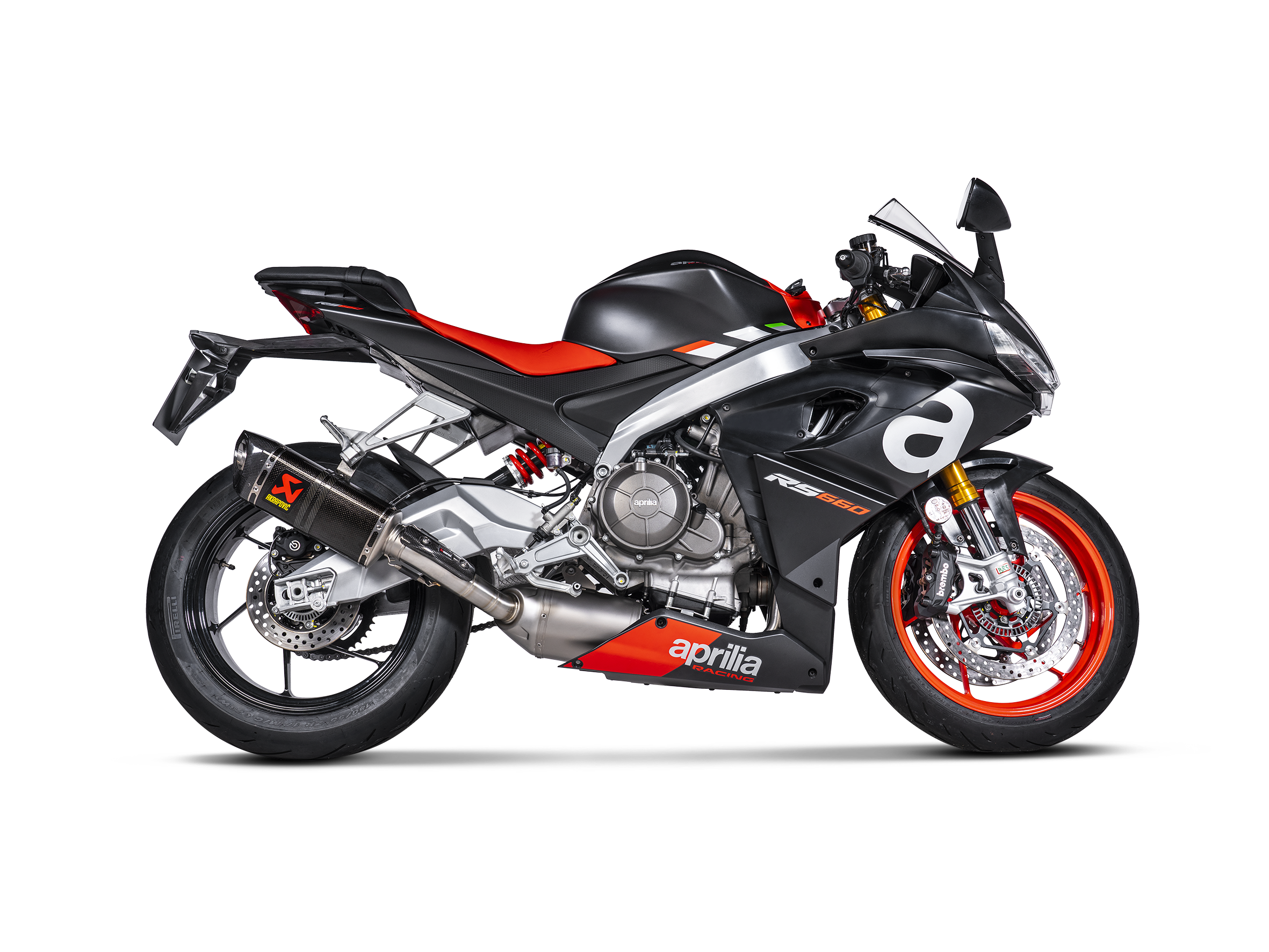AKRAPOVIC TERMINALE CARBONIO RACING APRILIA RS 660 2021-24 - AKRAPOVIC immagine 3