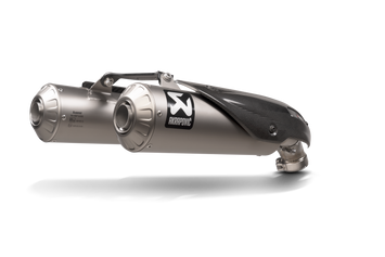 AKRAPOVIC TERMINALE TITANIO OMOLOGATO DUCATI SCRAMBLER 1100 2021-24 - AKRAPOVIC
