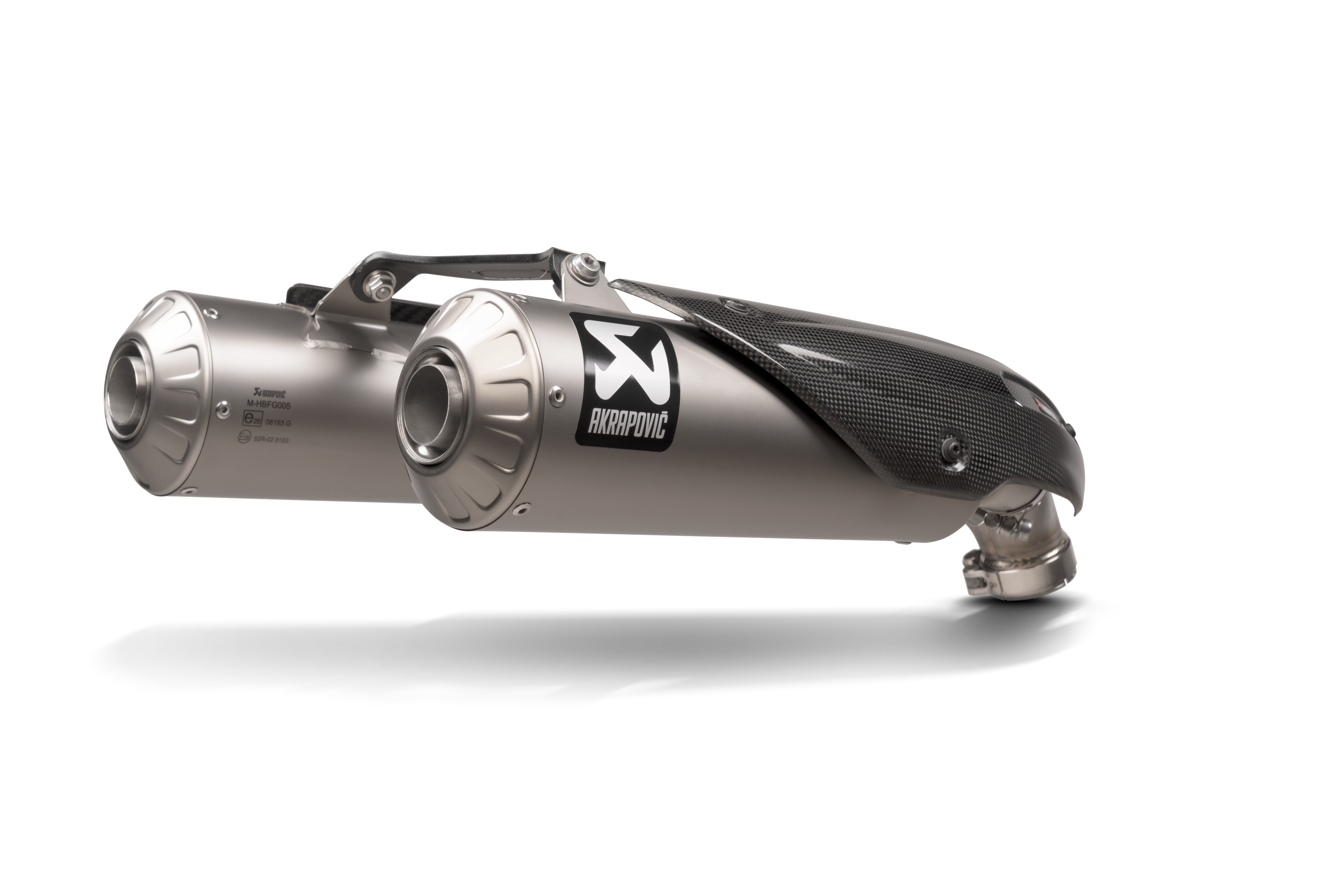 AKRAPOVIC TERMINALE TITANIO OMOLOGATO DUCATI SCRAMBLER 1100 2021-24 - AKRAPOVIC