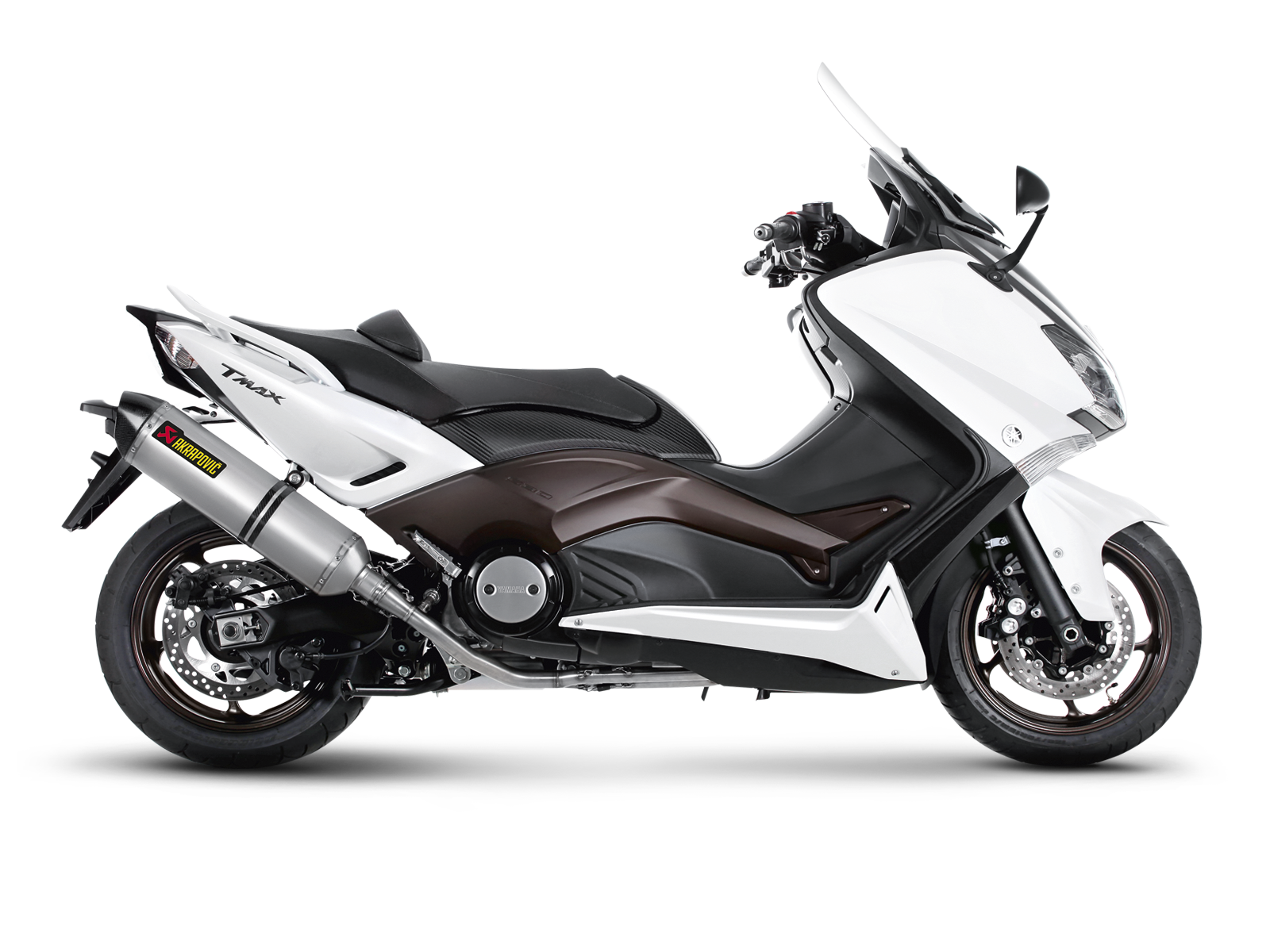 AKRAPOVIC TERMINALE TITANIO RACING YAMAHA TMAX 2008-16 - AKRAPOVIC immagine 2