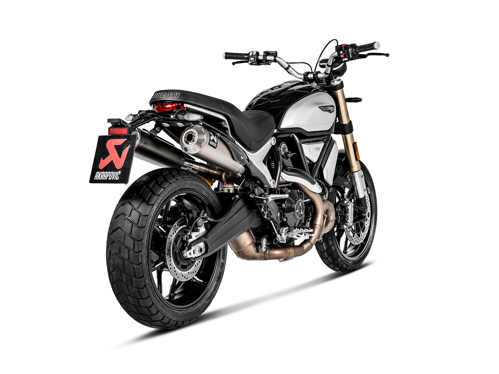 AKRAPOVIC TERMINALE TITANIO OMOLOGATO DUCATI SCRAMBLER 1100 2018-20 - AKRAPOVIC immagine 3