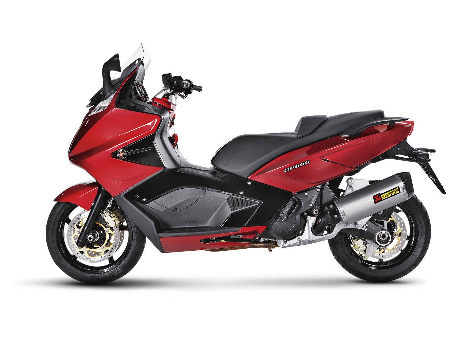 AKRAPOVIC TERMINALE ACCIAIO INOX GILERA GP 800 2008-15 - AKRAPOVIC immagine 2
