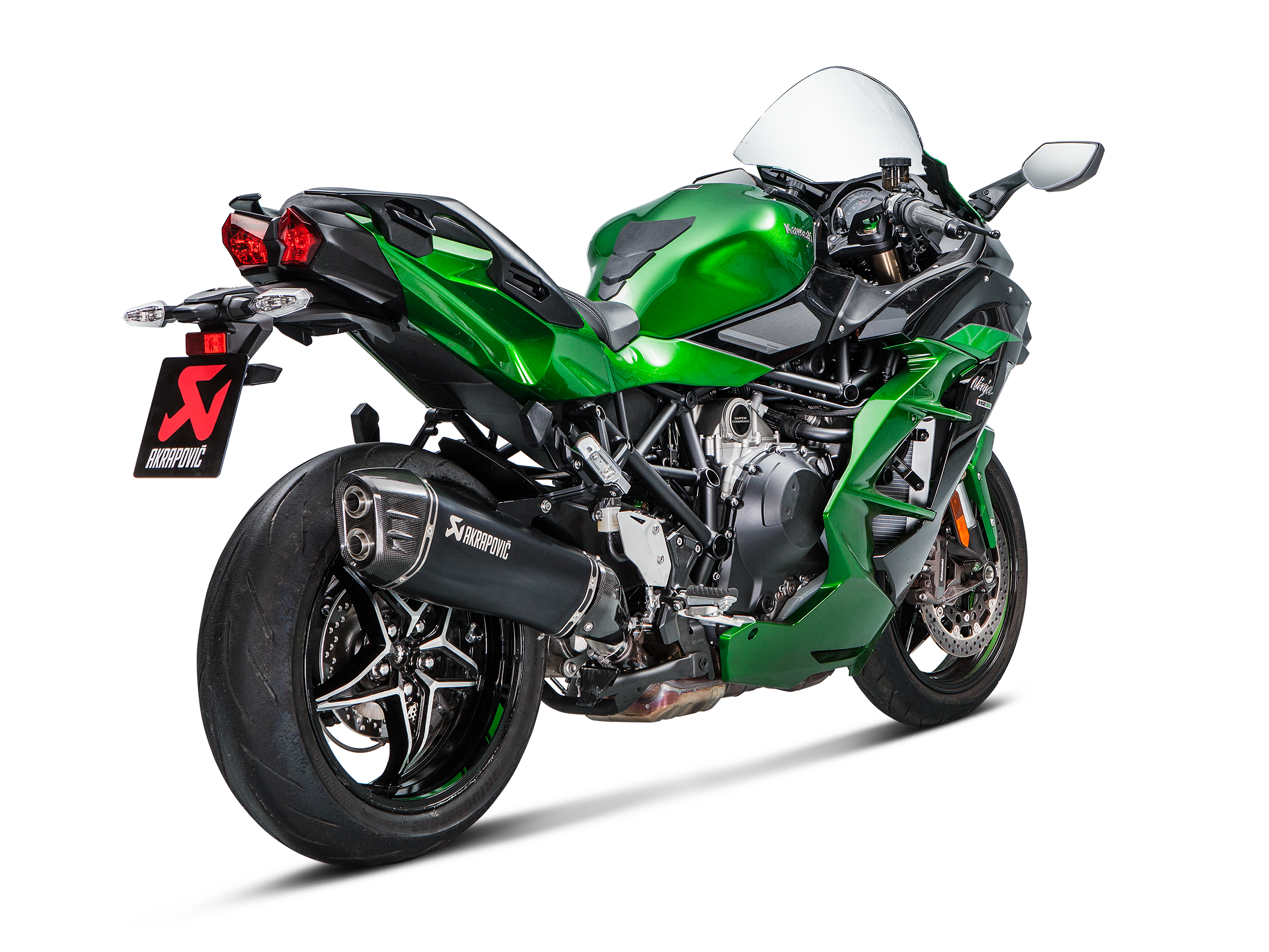 AKRAPOVIC TERMINALE TITANIO KAWASAKI NINJA H2 SX 2018-20 - AKRAPOVIC immagine 4
