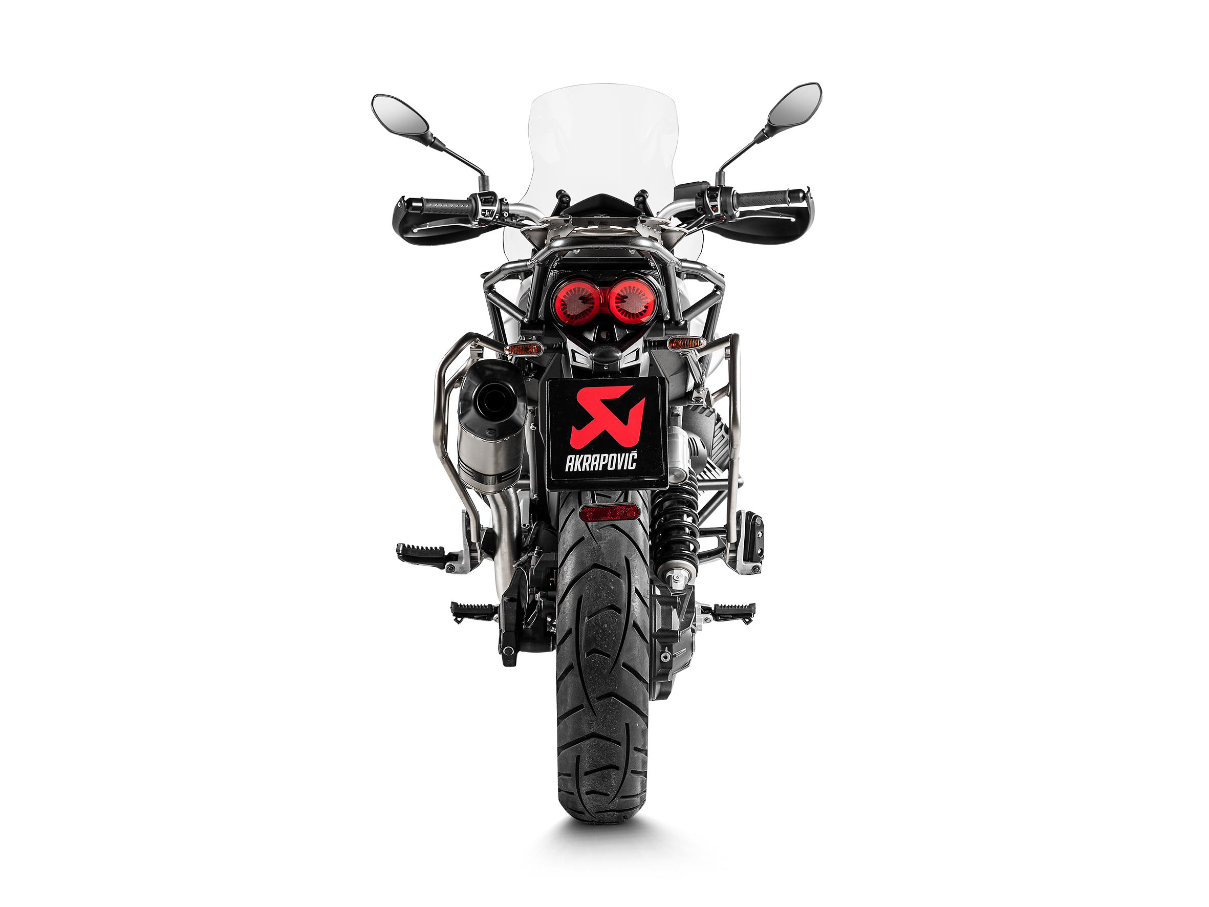 AKRAPOVIC TERMINALE TITANIO MOTO GUZZI V85 TT 2021-24 - AKRAPOVIC immagine 4