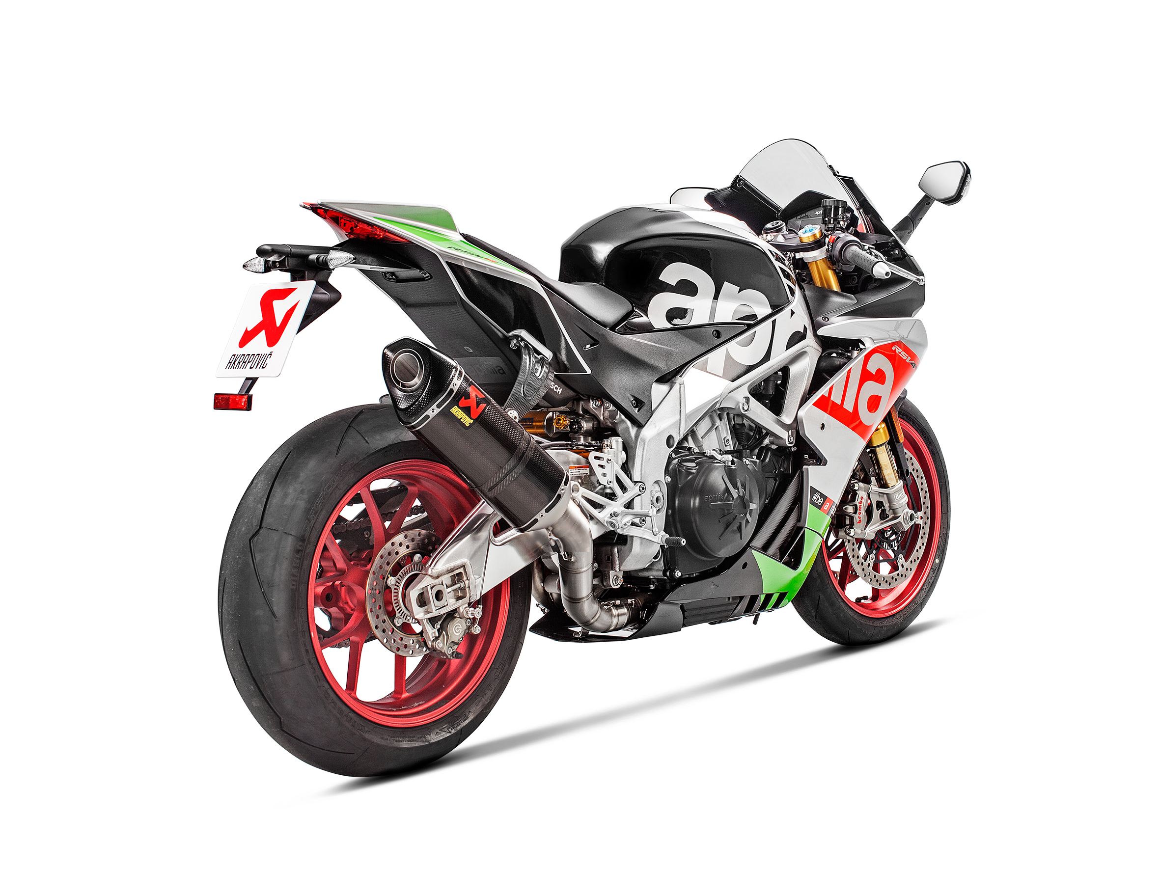 AKRAPOVIC SCARICO COMPLETO CARBONIO RACING APRILIA RSV4 2015-20 - AKRAPOVIC immagine 3