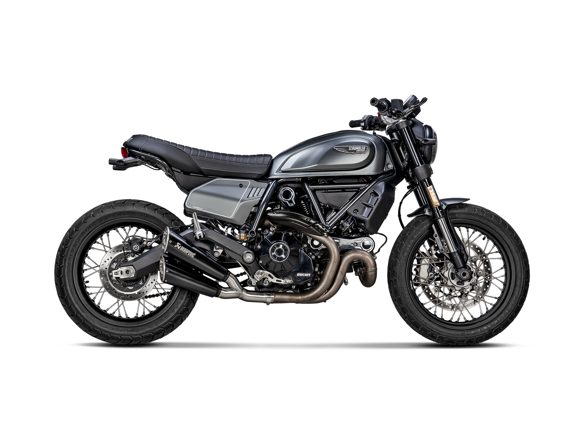 TERMINALE CARB.IO RACING DUCATI SCRAMBLER URBAN MOTARD / NIGHTSHIFT / ICON / ICO - AKRAPOVIC immagine 2