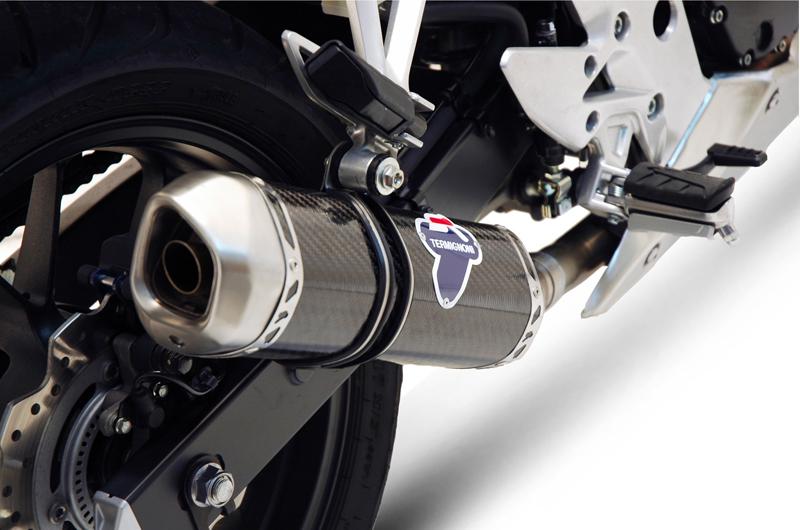 TERMINALE SCARICO TERMIGNONI OMOLOGATO RELEVANCE CARBONIO HONDA CB 500 2013 - 15