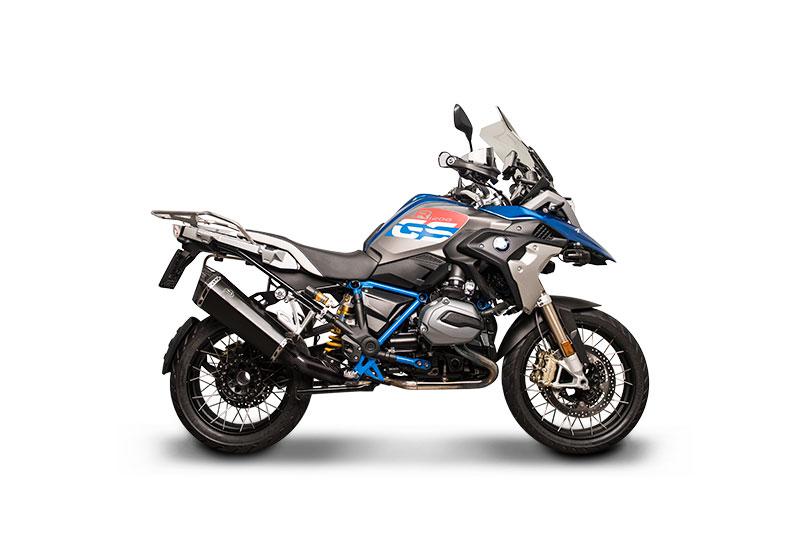 BLACK SILENCER EXHAUST APPROVED STEEL TERMIGNONI BMW R 1200 GS 2017 - 18