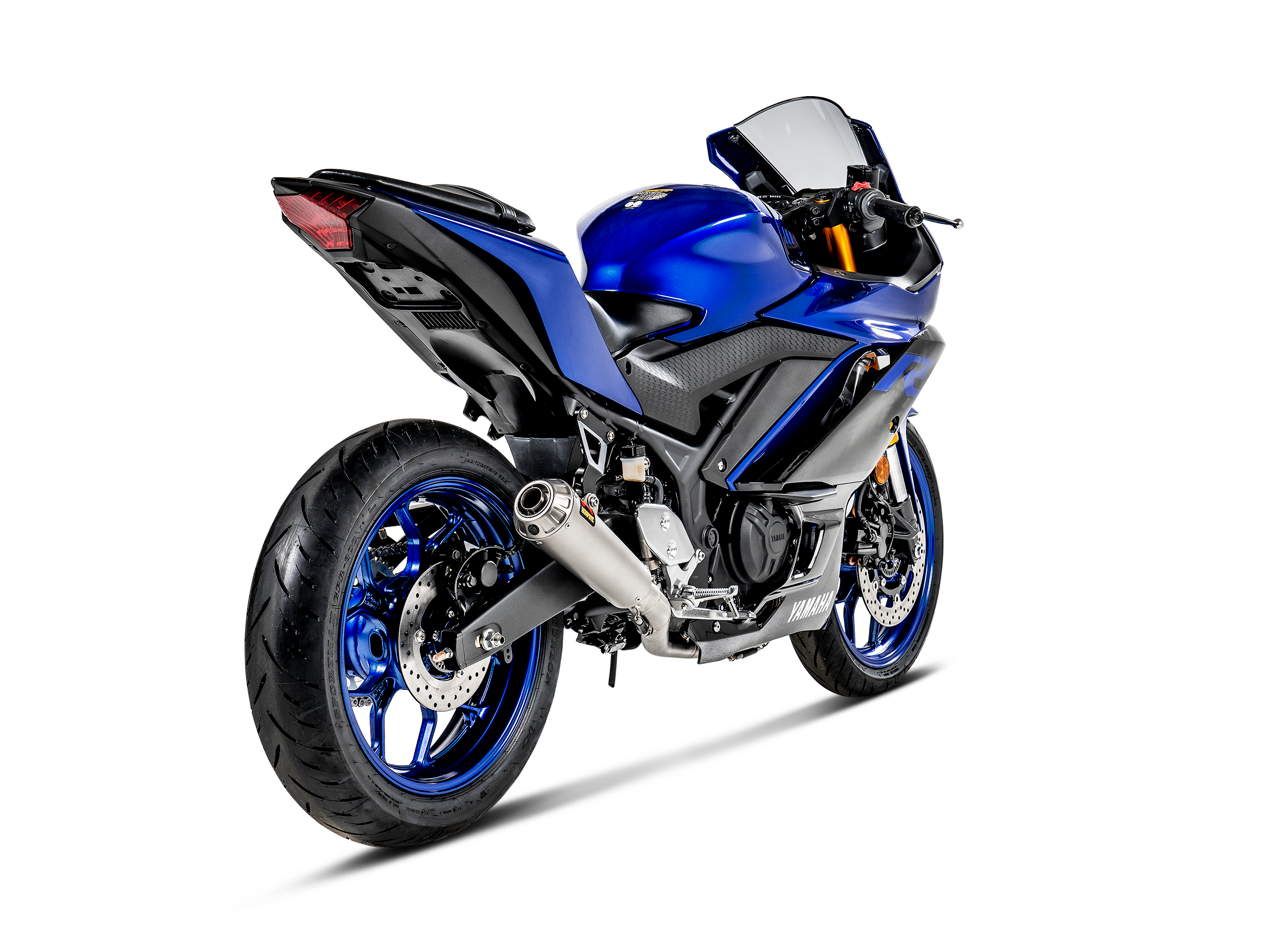 AKRAPOVIC TERMINALE ACCIAIO INOX RACING YAMAHA YZF-R3 2014-21 - AKRAPOVIC immagine 3