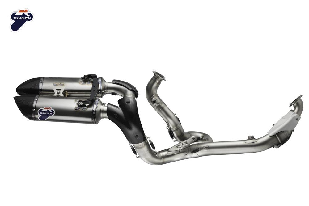 SCARICO COMPLETO TERMIGNONI SBK FORCE TITANIO DUCATI PANIGALE 1199 R 2012 - 17